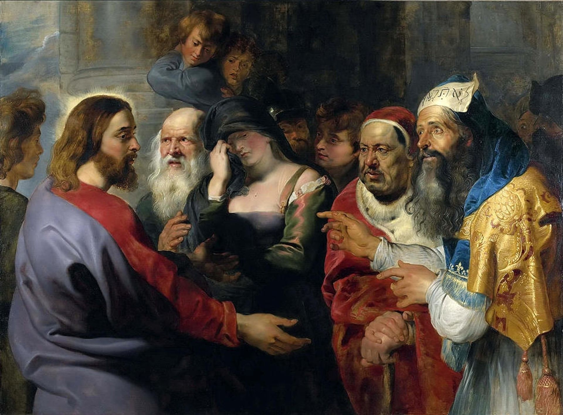 Christ and the Adulteress by Peter Paul Rubens