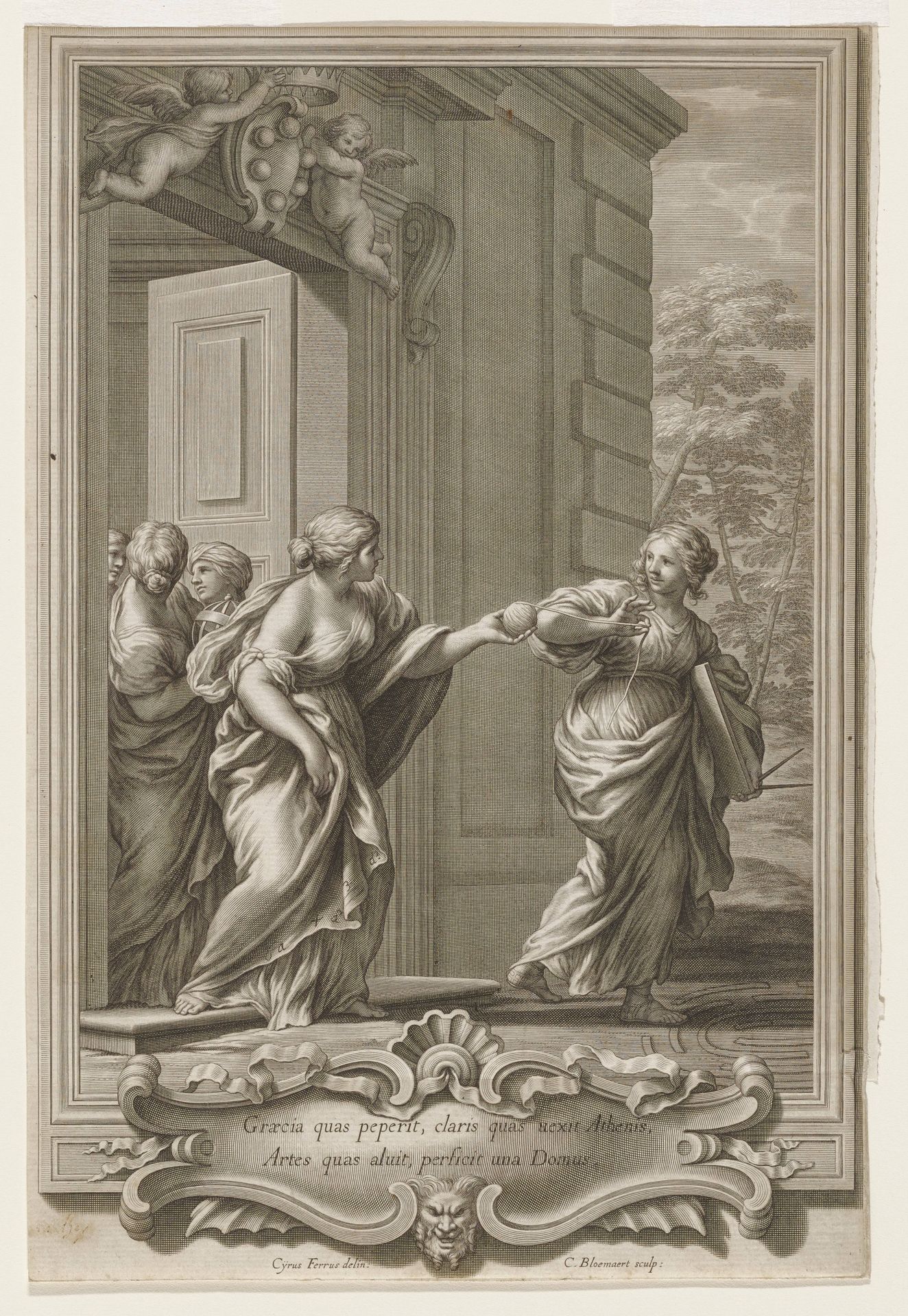 Print by Cornelis Bloemaert