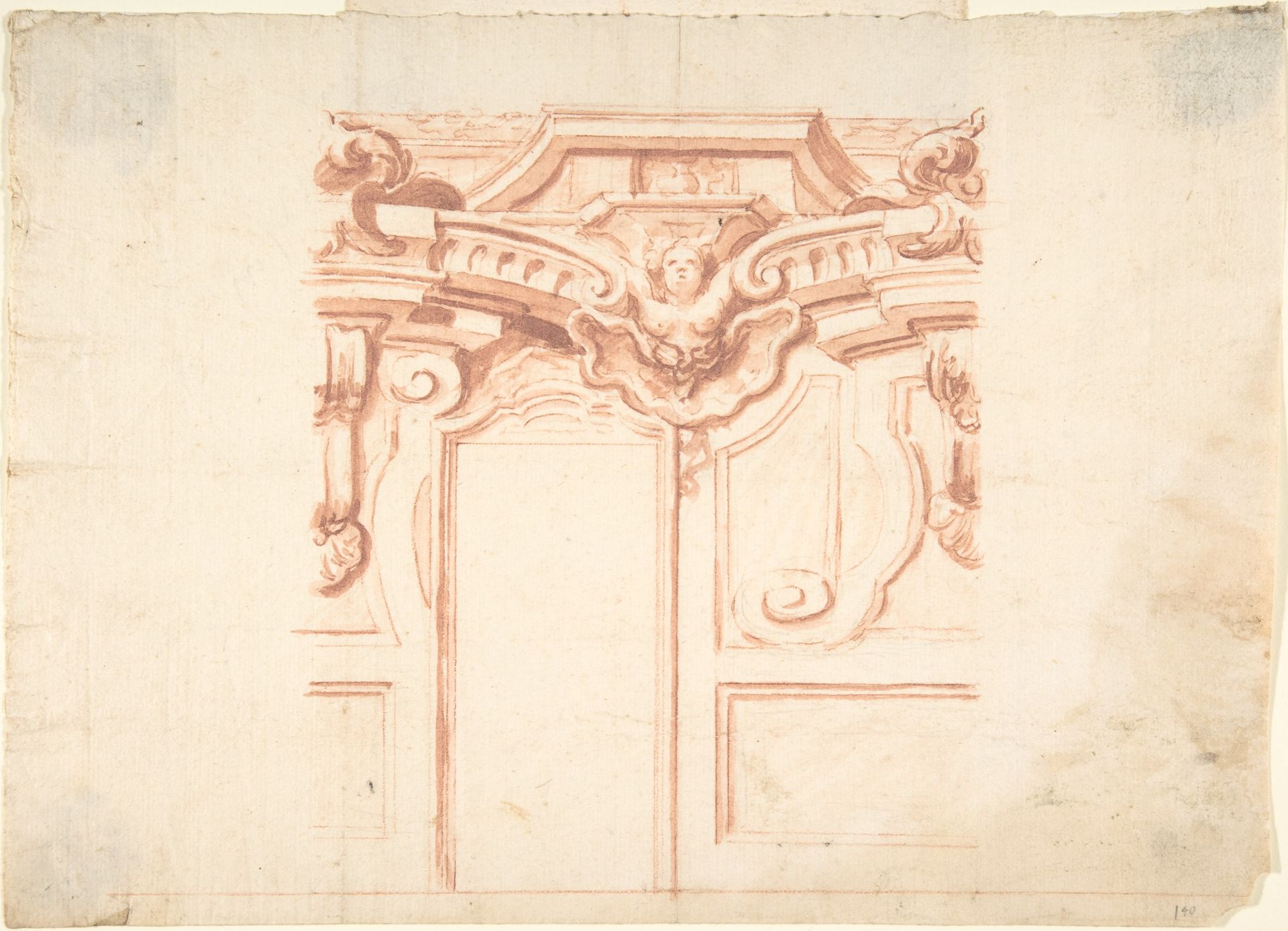 Design for the Decoration Scheme of a Wall by Anonymous
