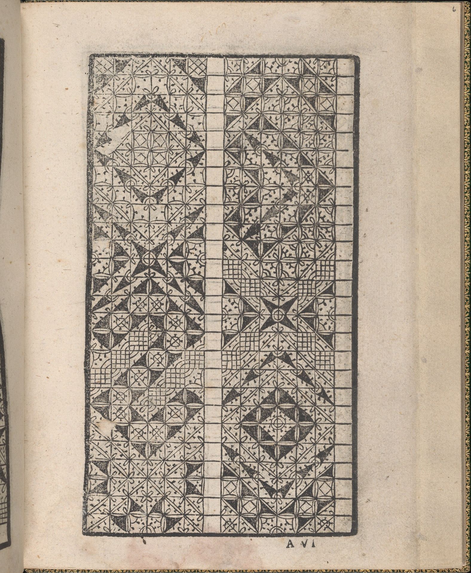 Ornamento delle belle & virtuose donne, page 4 (recto) by Matteo Pagano