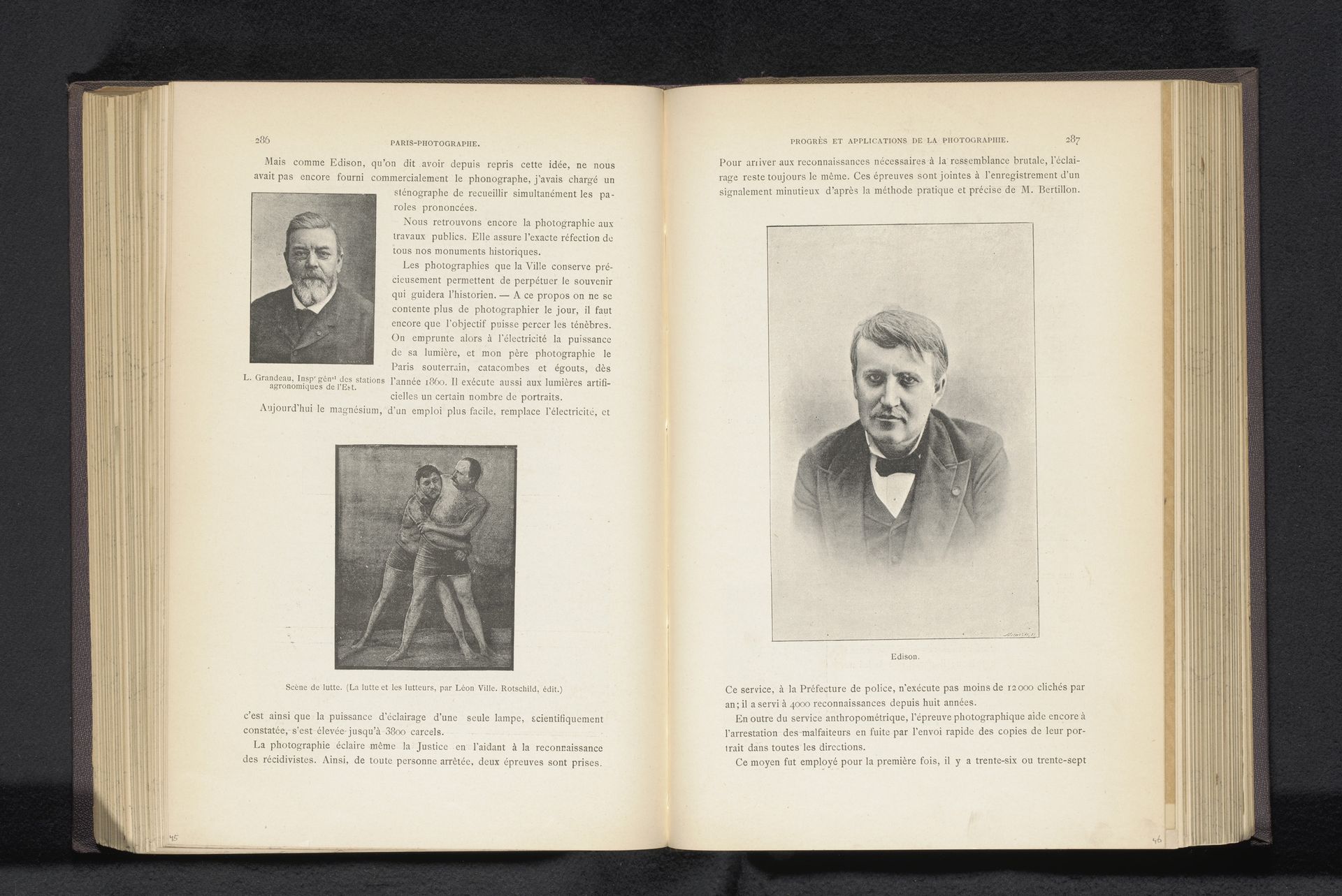 Fotoreproductie van vermoedelijk een portret van Thomas Edison by Anonymous