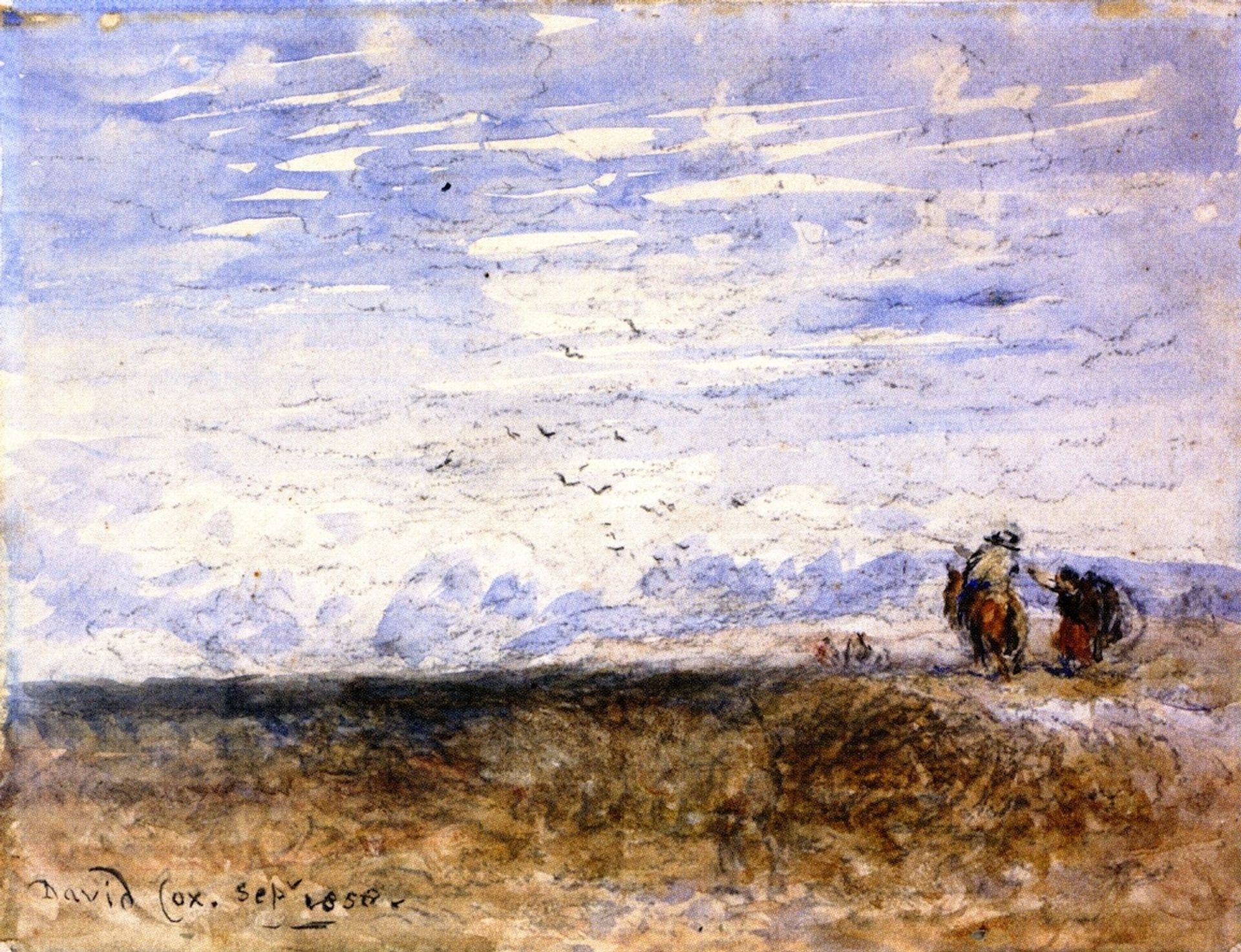 Crossing the Moor by David Cox