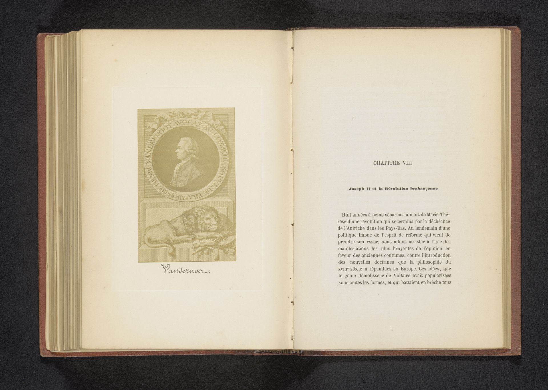 Fotoreproductie van een portret van Hendrik Karel Nicolaas van der Noot door Antoine Cardon by Joseph Maes