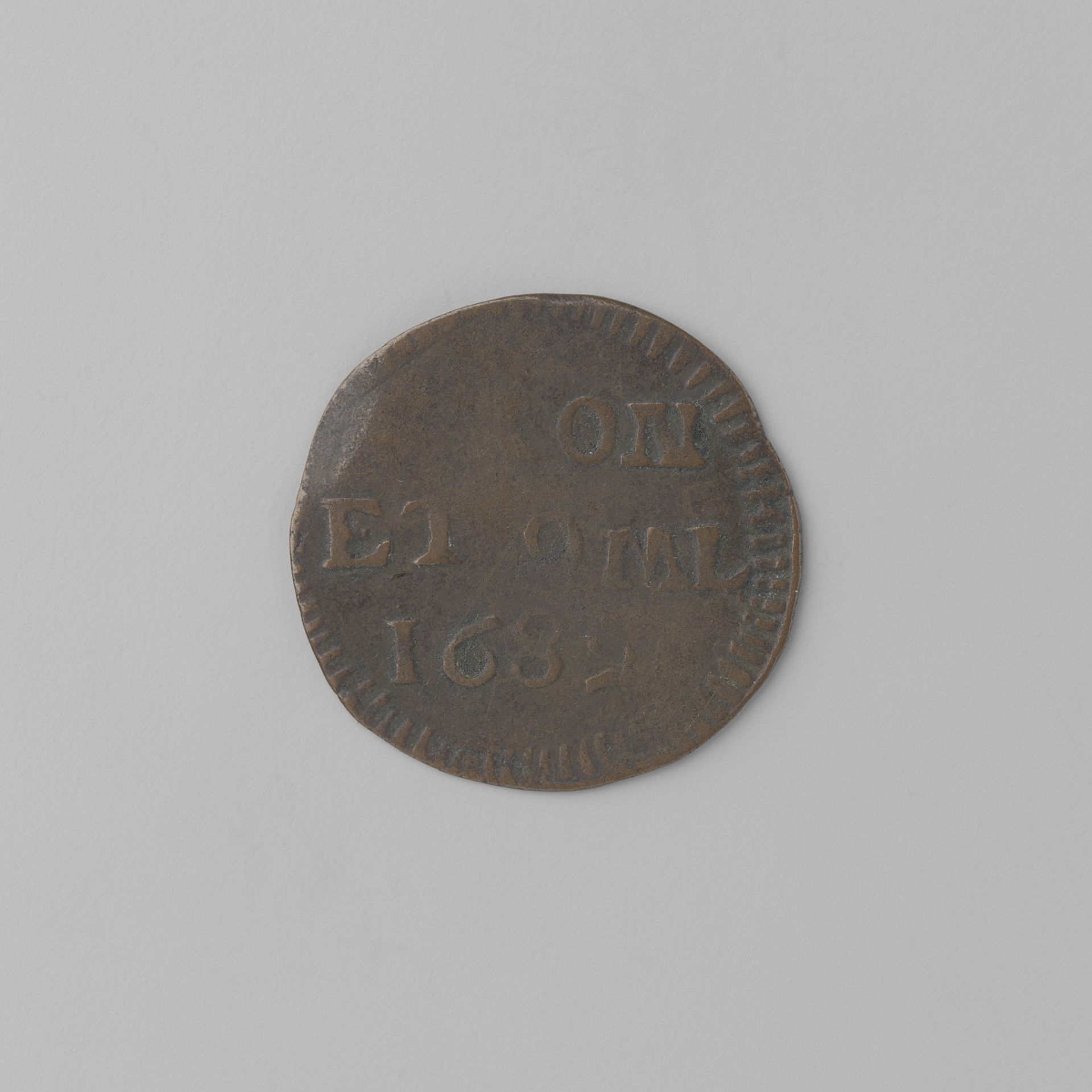 Duit van Groningen en de Ommelanden,1682 by Groningen en de Ommelanden