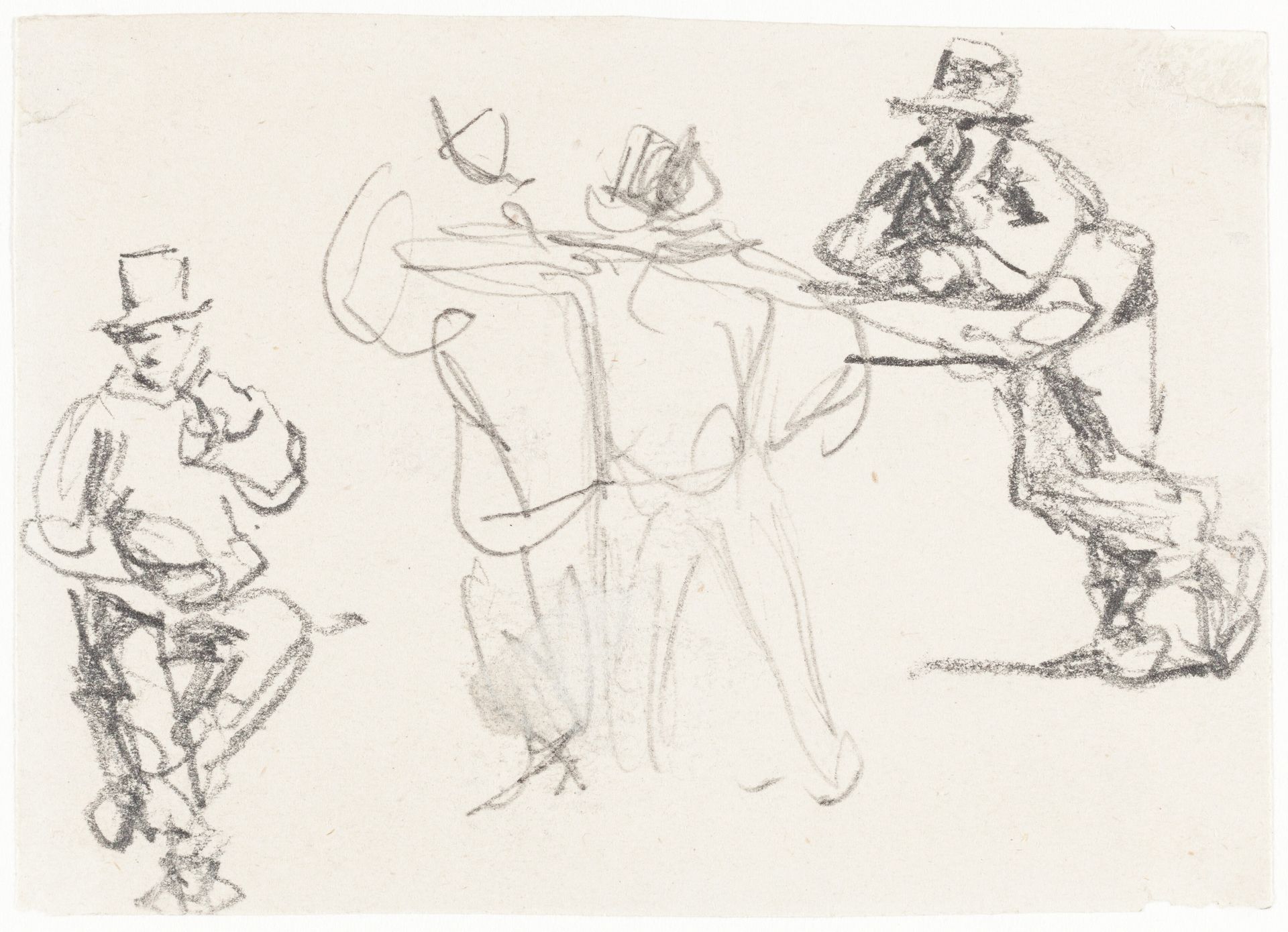 Studies of a Male Figure by William Henry Hunt