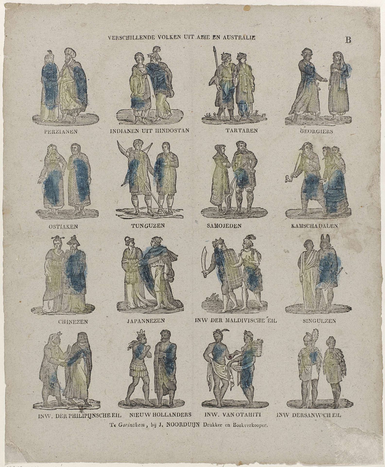 Verschillende volken uit Azie en Australie by Alexander Cranendoncq