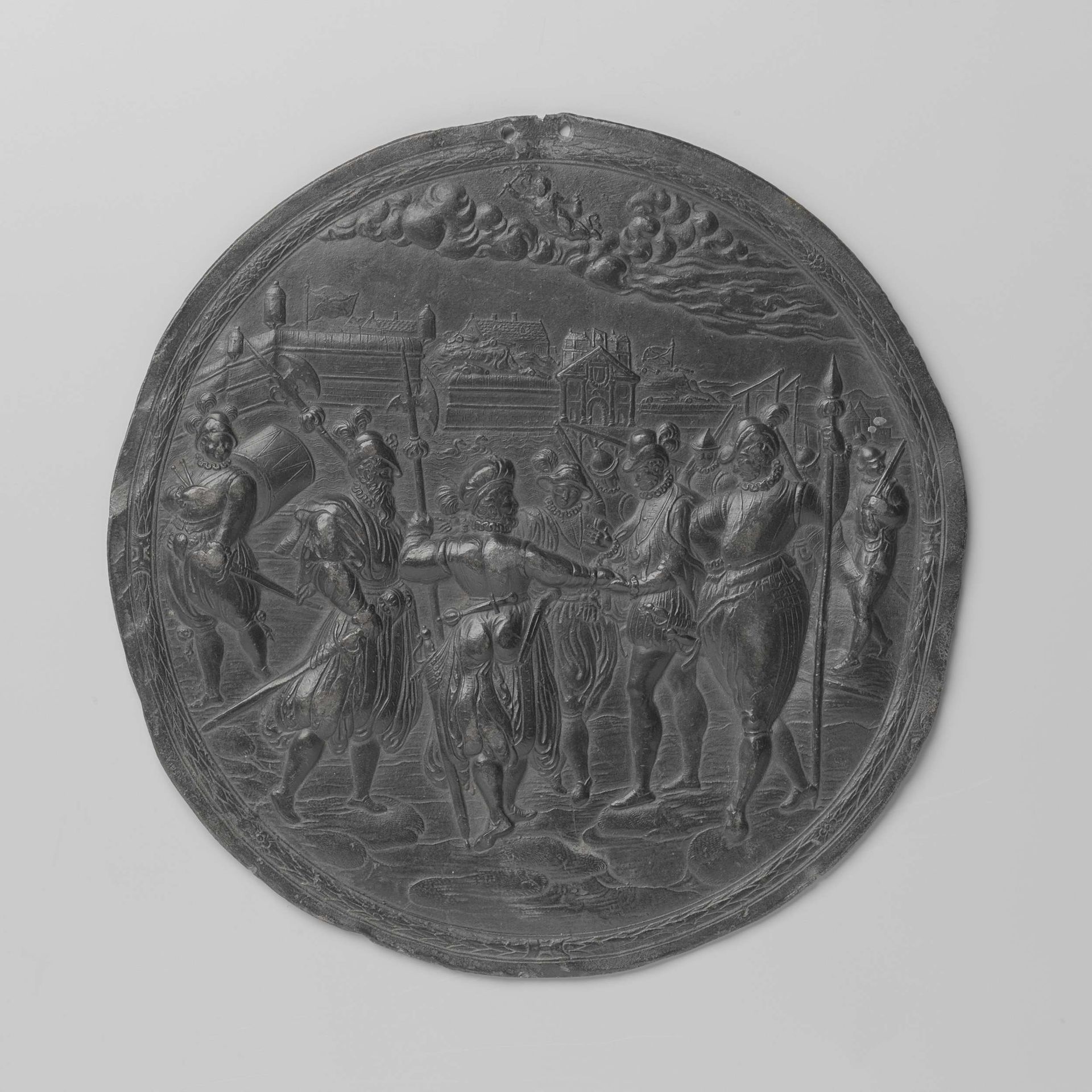 Onderhandelingen der soldaten met Liedekercke by Anonymous