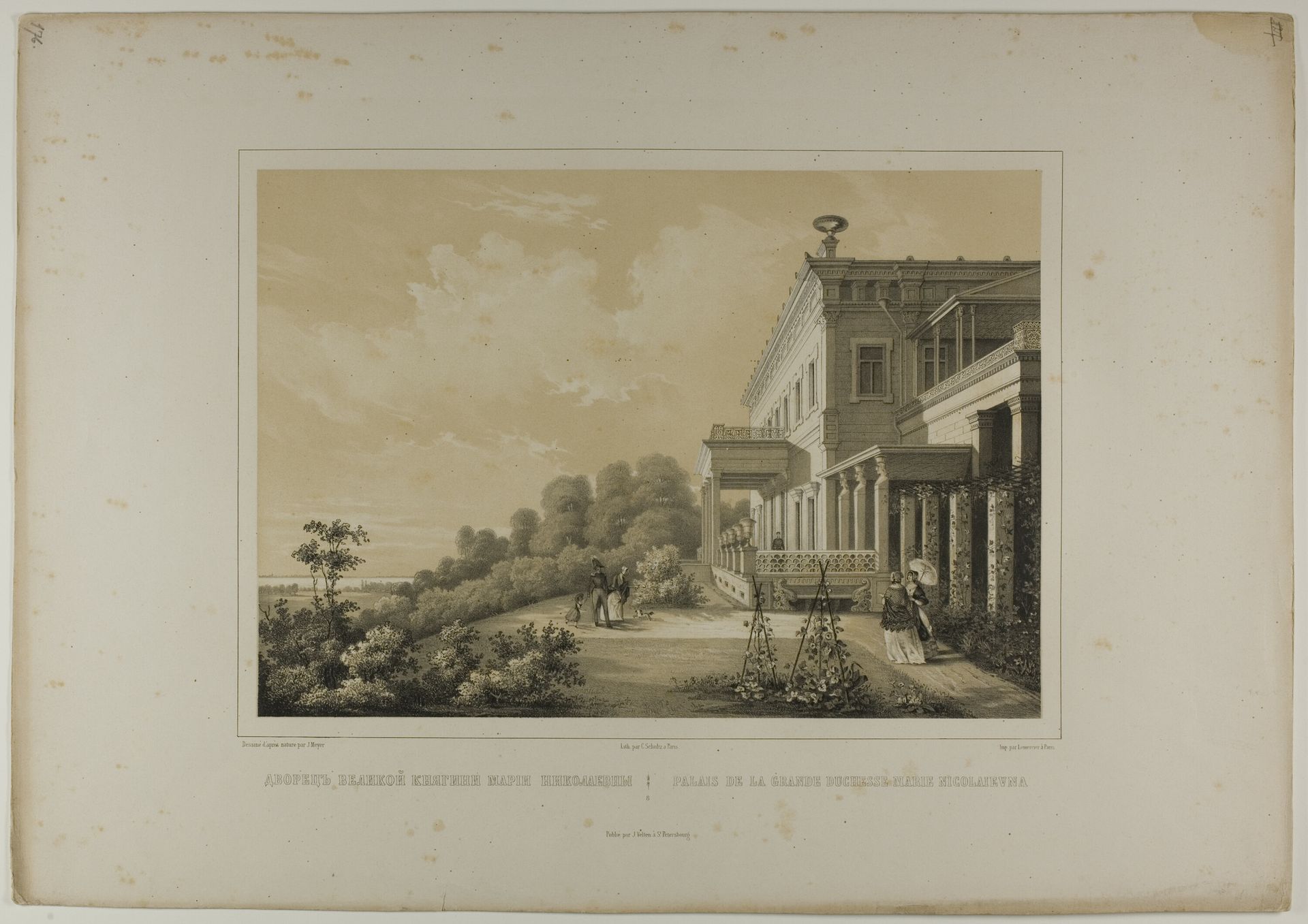 Palace of the Grand Duchess Marie Nicolaievna by C. Schultz