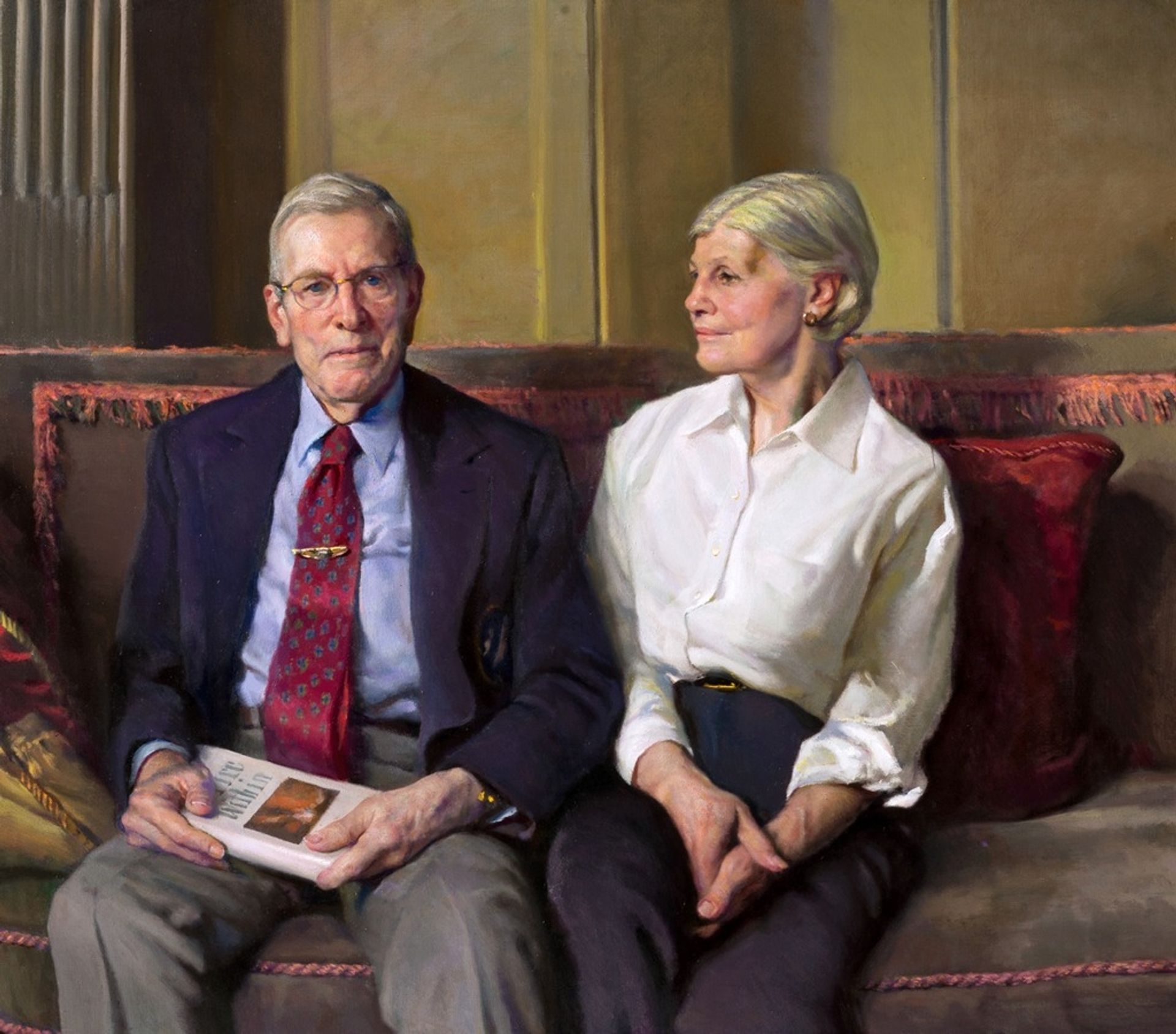 Henry and Lee Rowan by Nelson Shanks