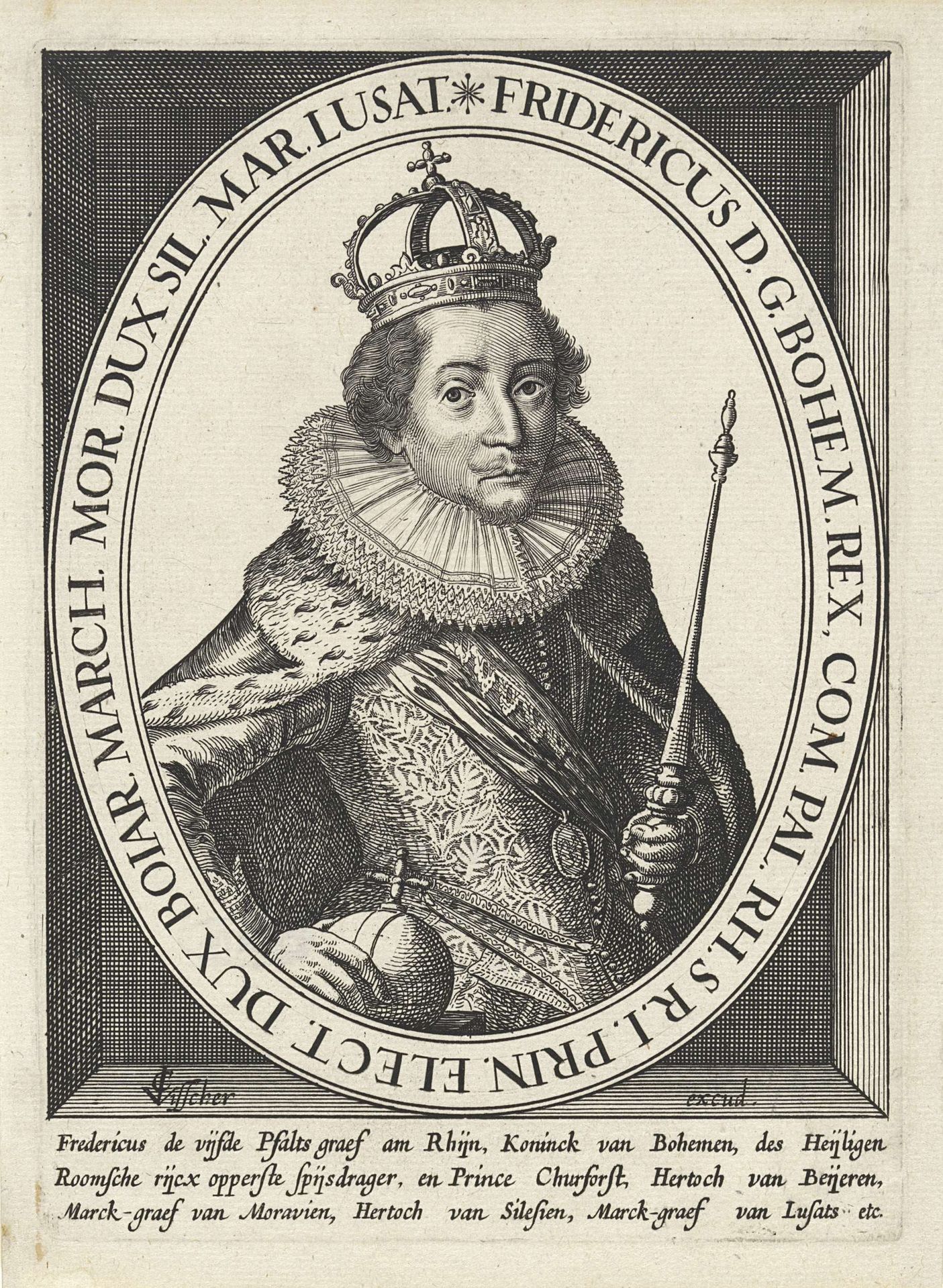 Portret van Frederik V van de Palts by Anonymous