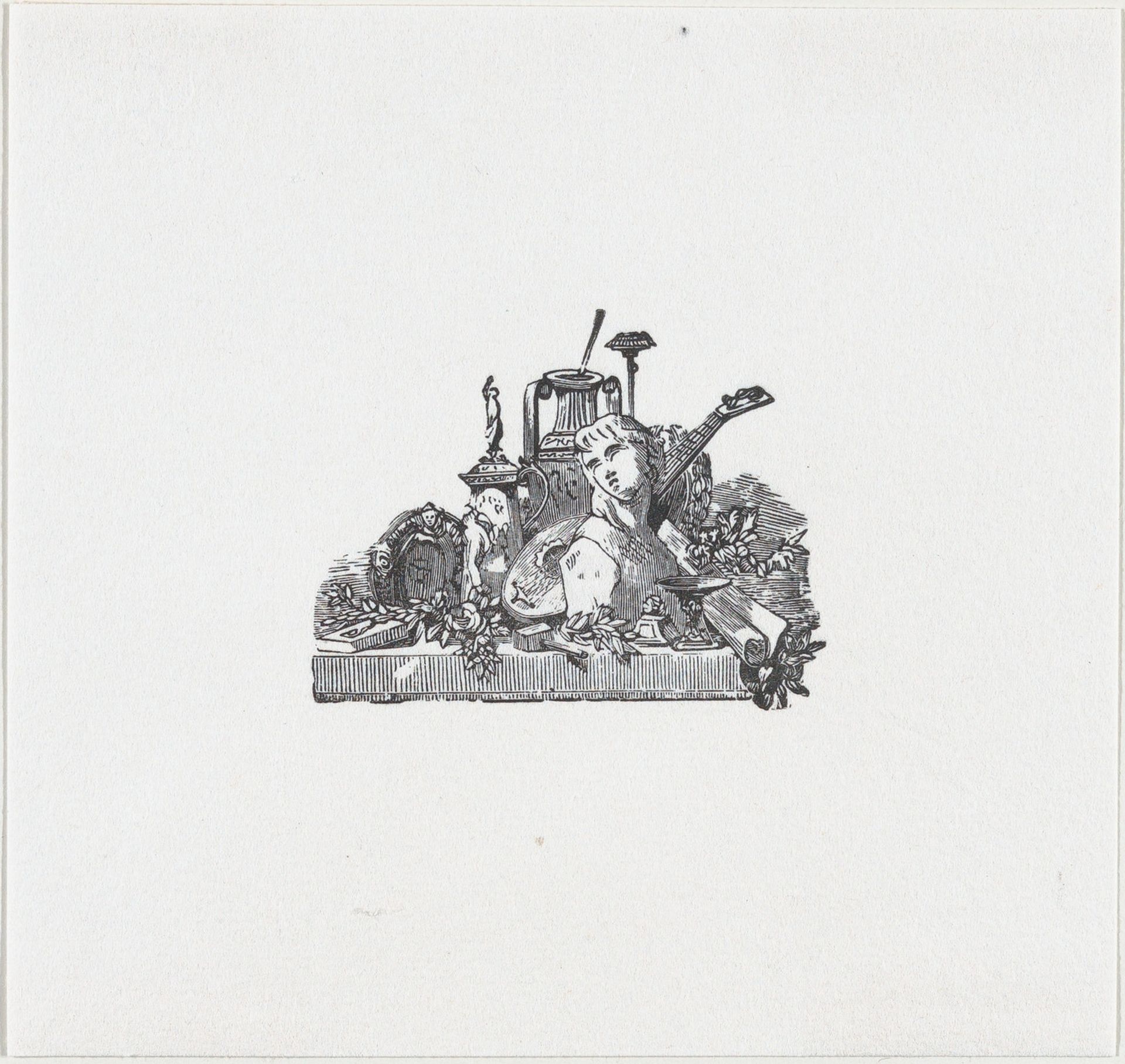 Vignette of trophies by Anonymous