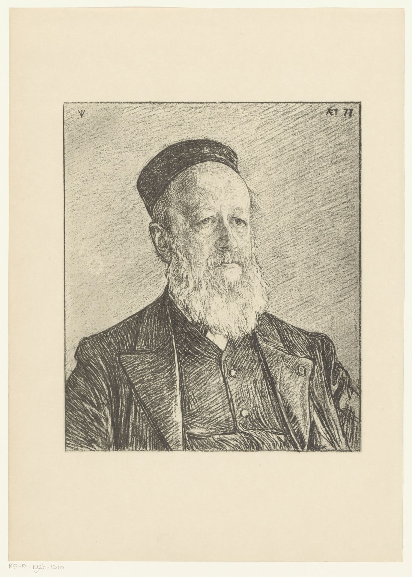 Portret van Pieter Johannes Veth by Jan Veth