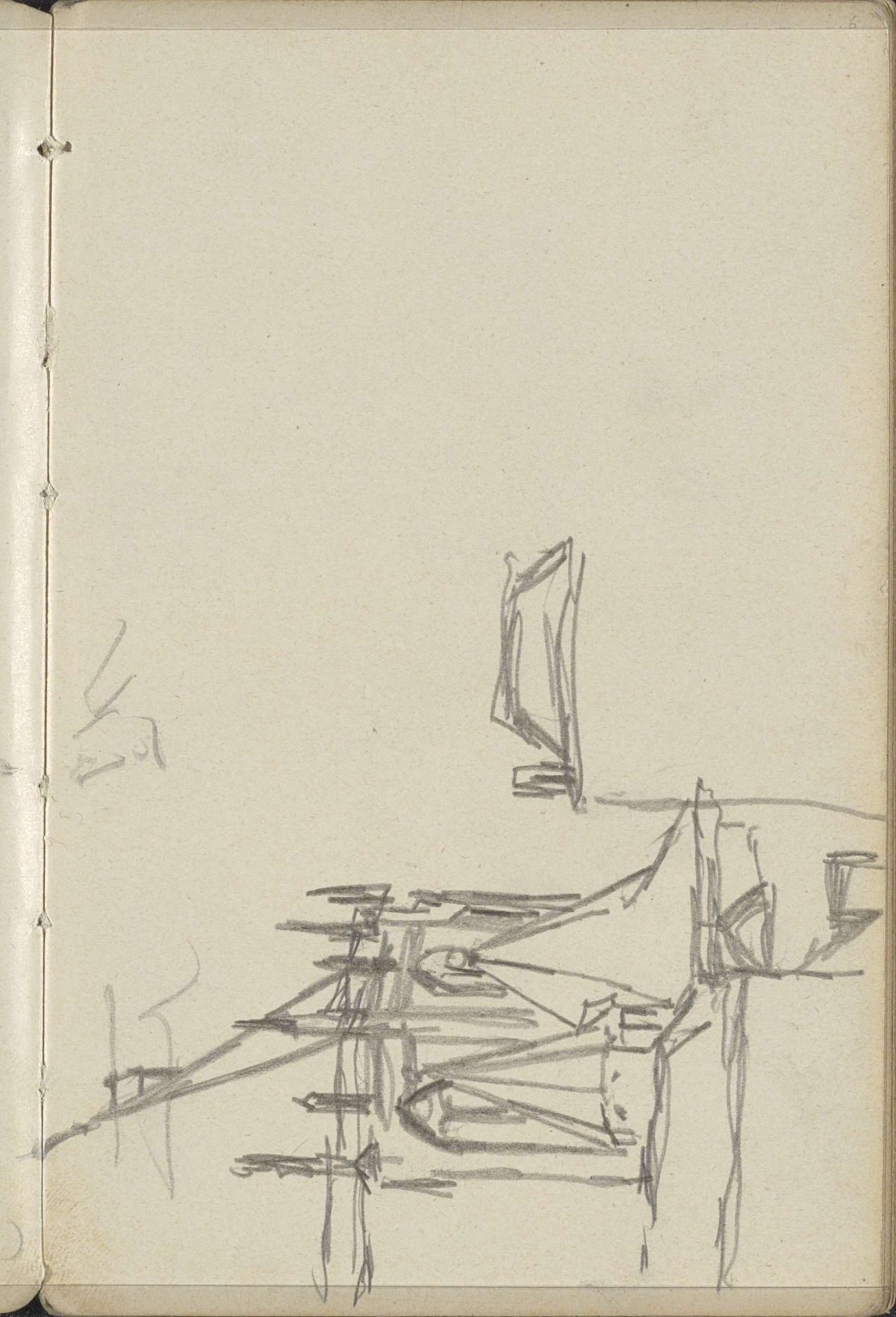 Koor van de Nieuwe Kerk te Amsterdam, gezien vanaf de Dam by George Hendrik Breitner