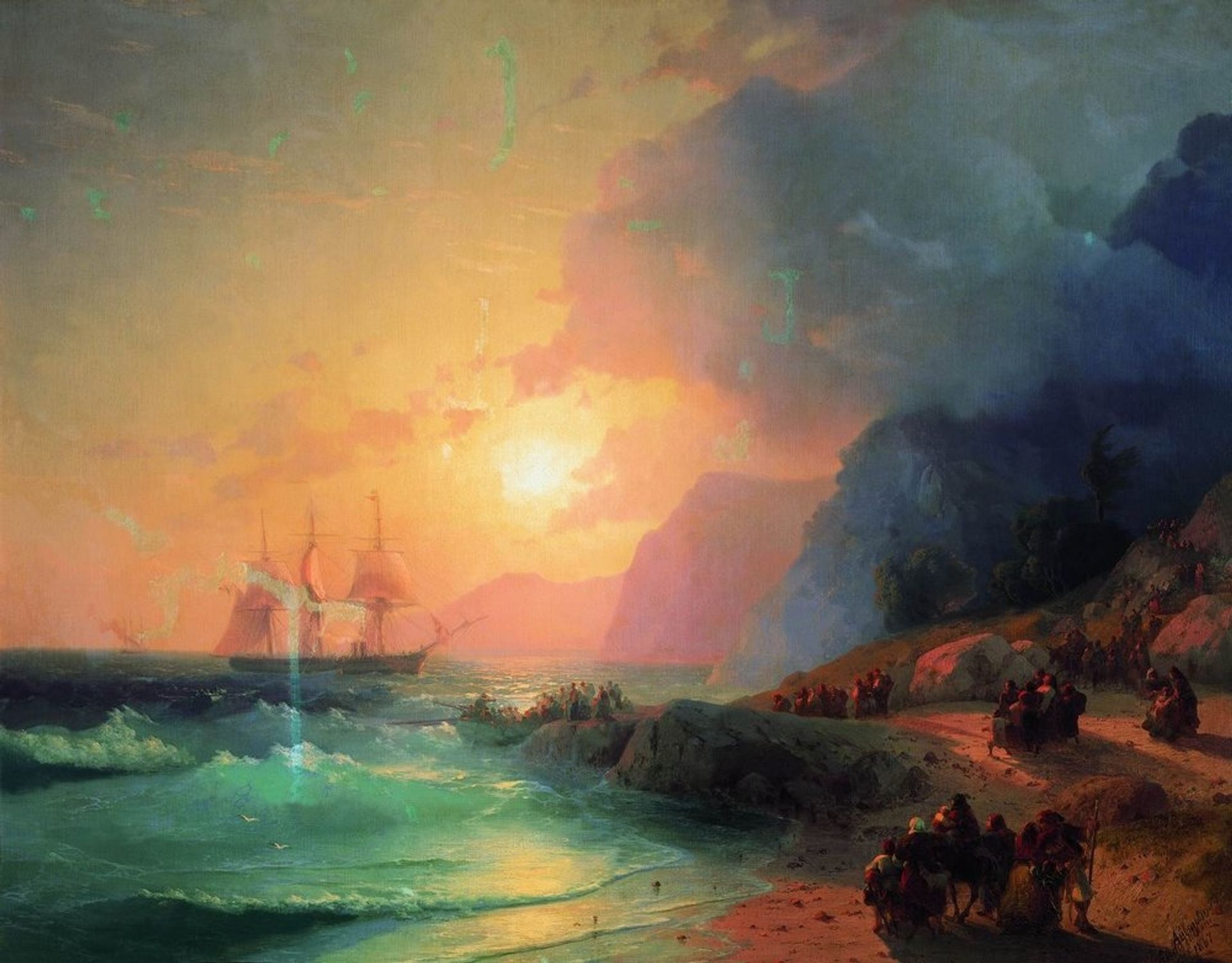 On the Island of Crete by Ivan Konstantinovich Aivazovsky