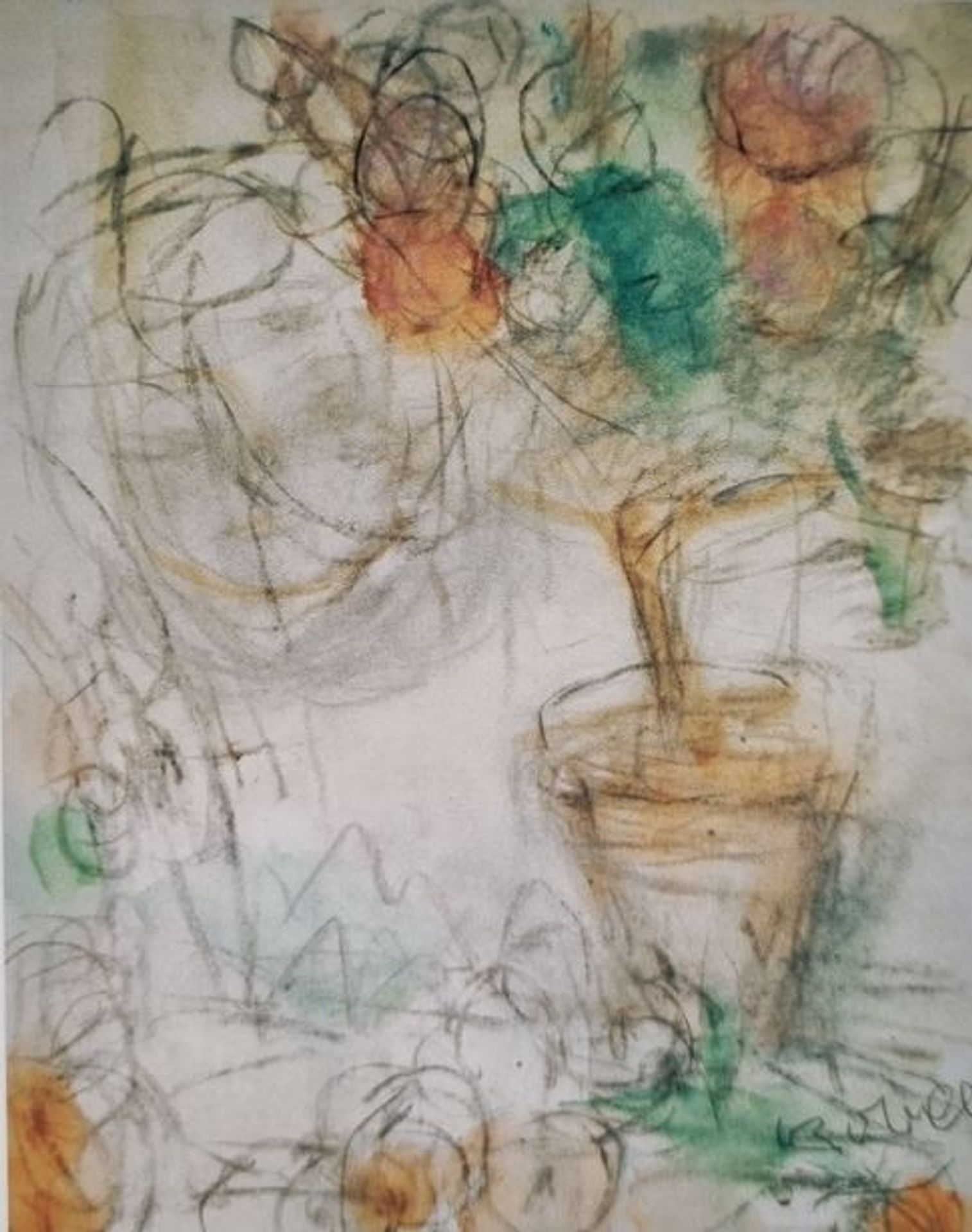 Czobe Bela Still Life Pencil by Bela Czobel