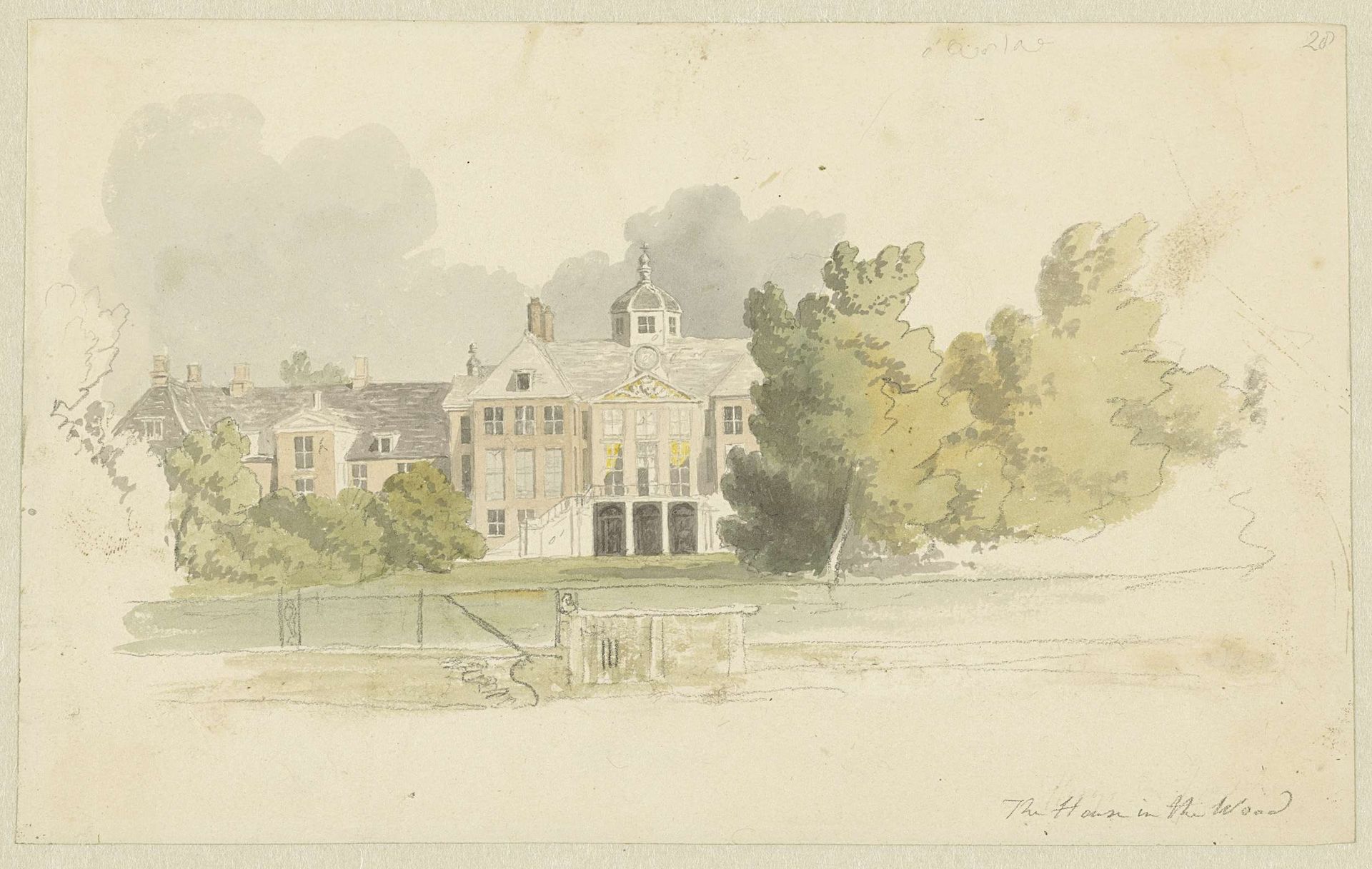 Gezicht op Huis ten Bosch by Robert Hills