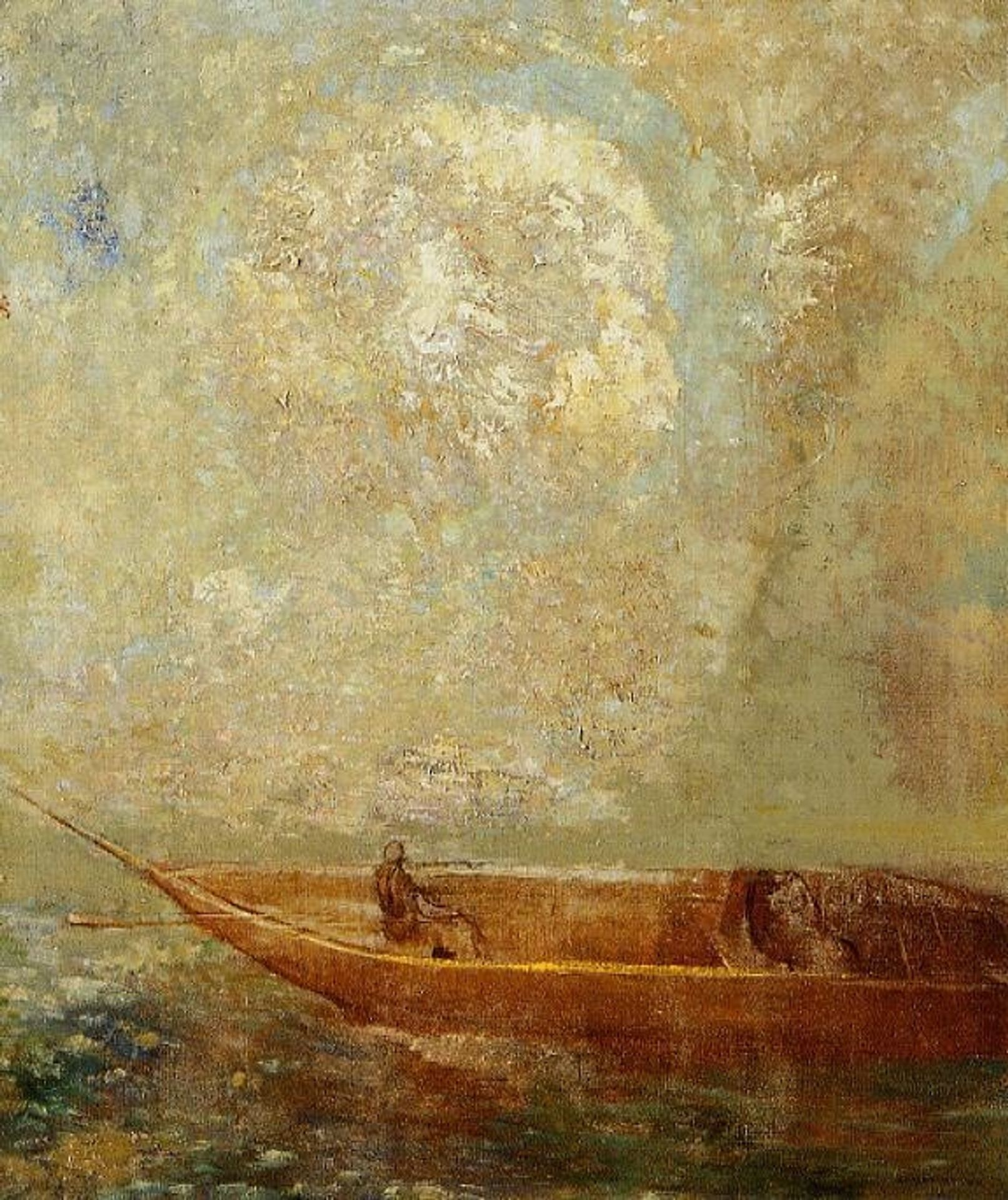 A boat by Odilon Redon