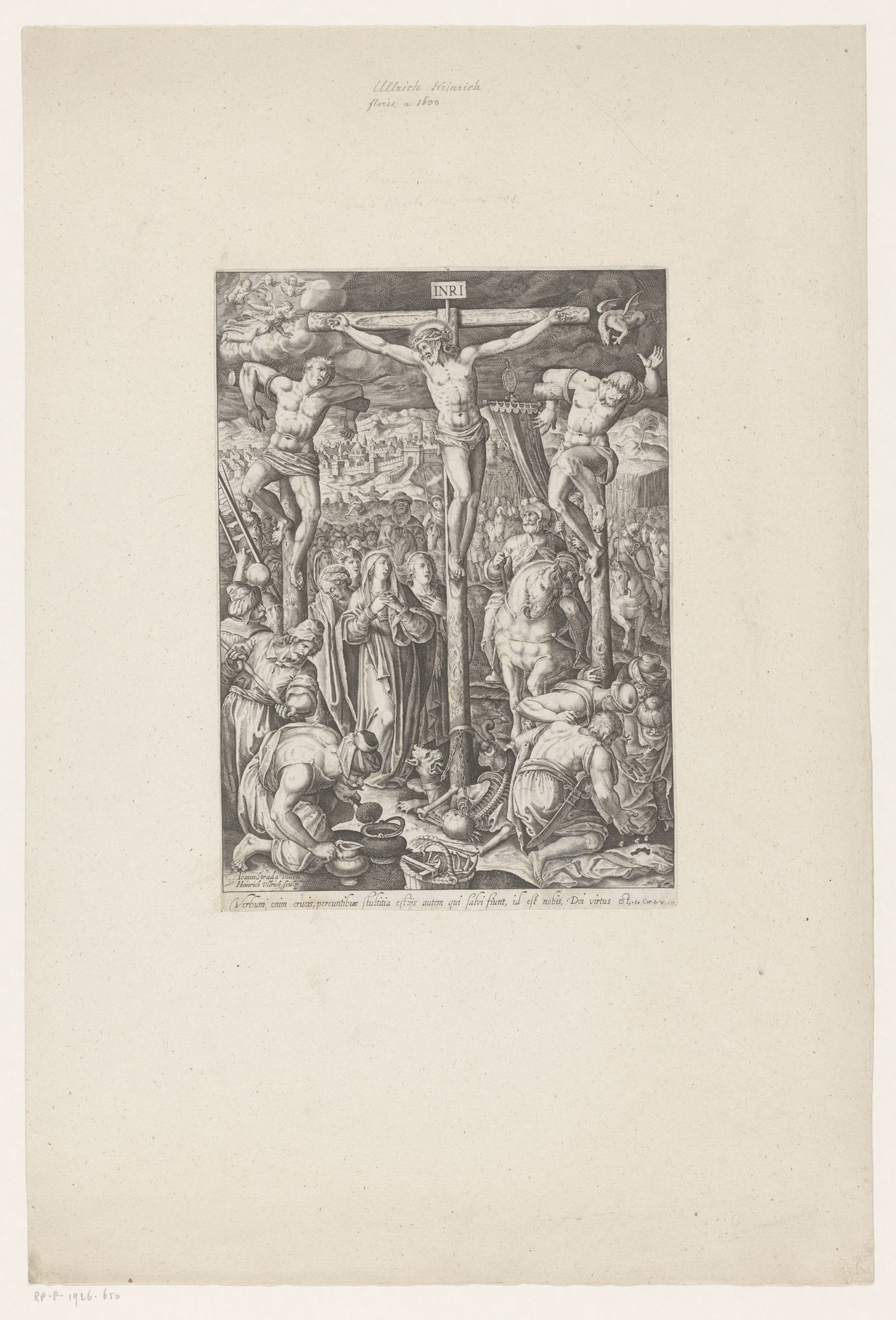 Christus aan het kruis by Heinrich Ulrich