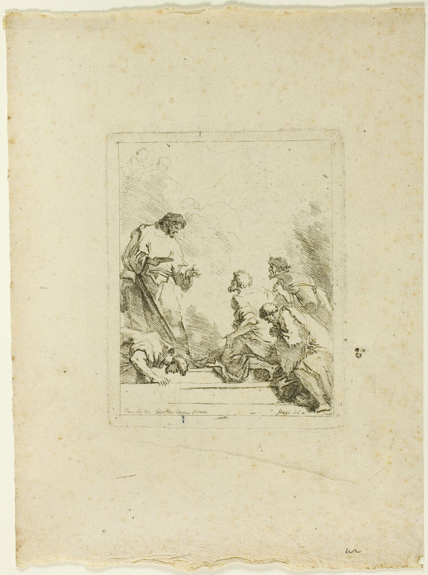 Institution of the Eucharist by Jean-Honoré Fragonard