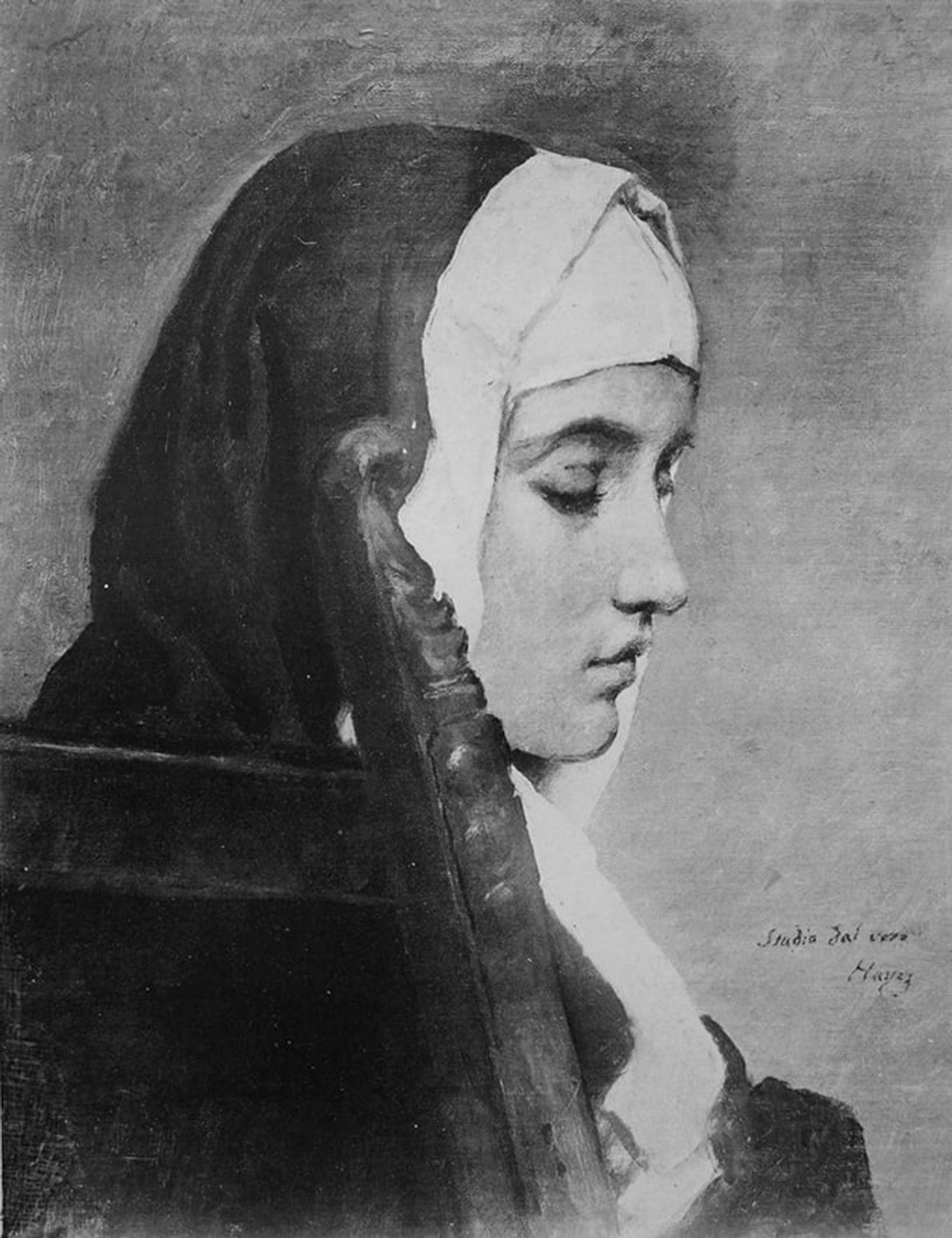 The nun Morosini by Francesco Hayez