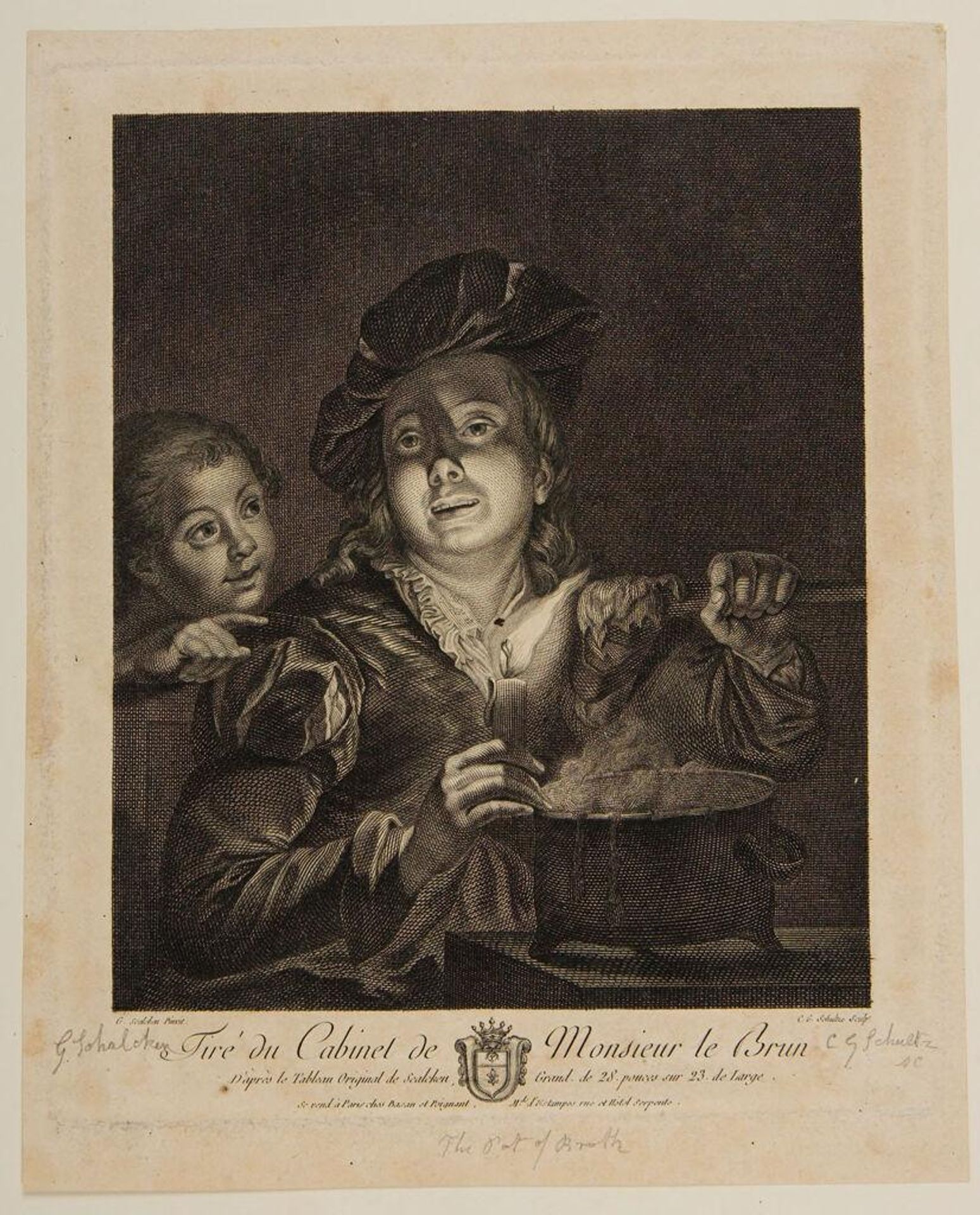 Man Eating Broth by Christian Gottfried Schulze