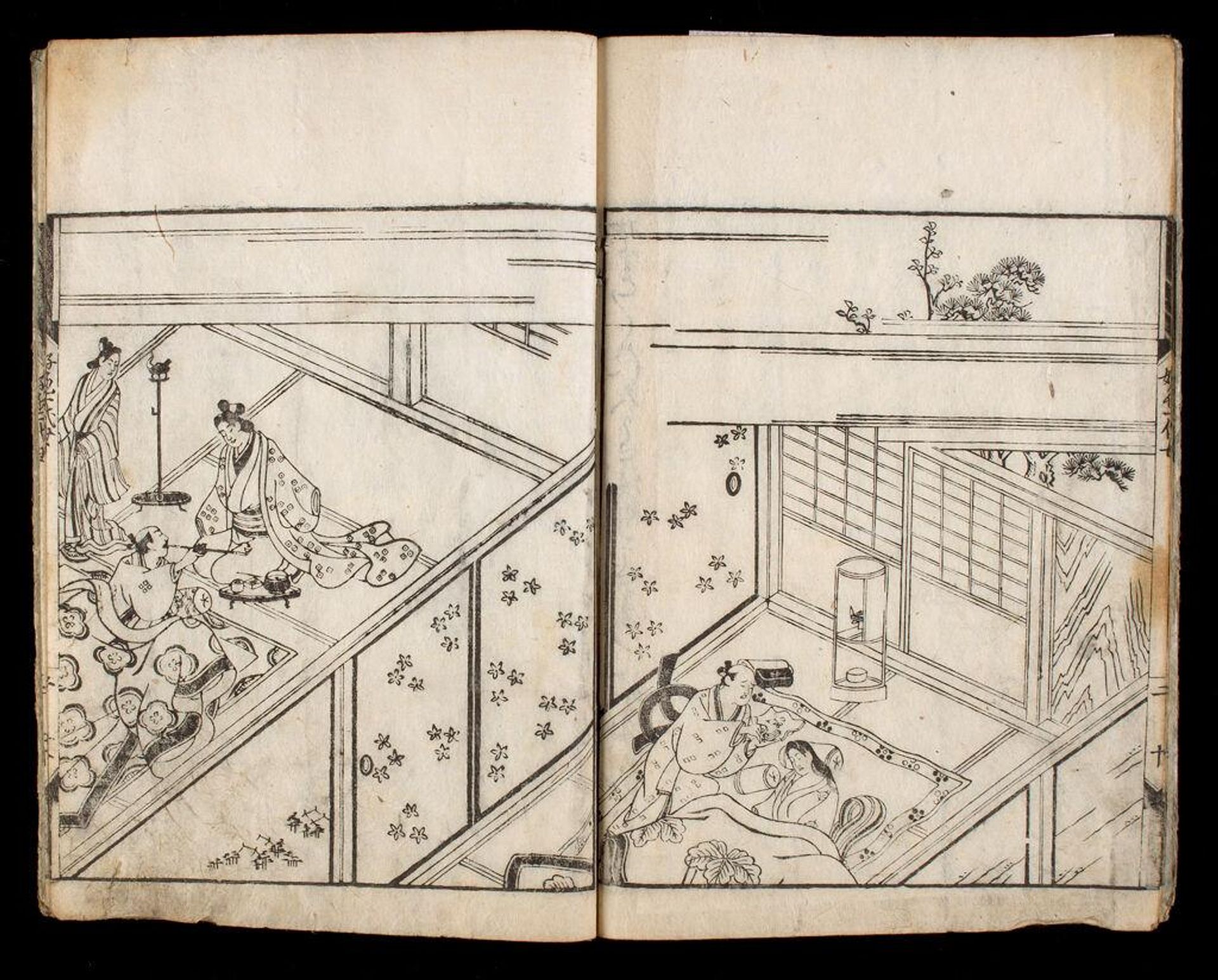 The Woman Who Loved Love (Koshoku Ichidai Onna); by Ihara Saikaku (1642-1693), Vol. 2 by Illustrated by Yoshida Hanbei