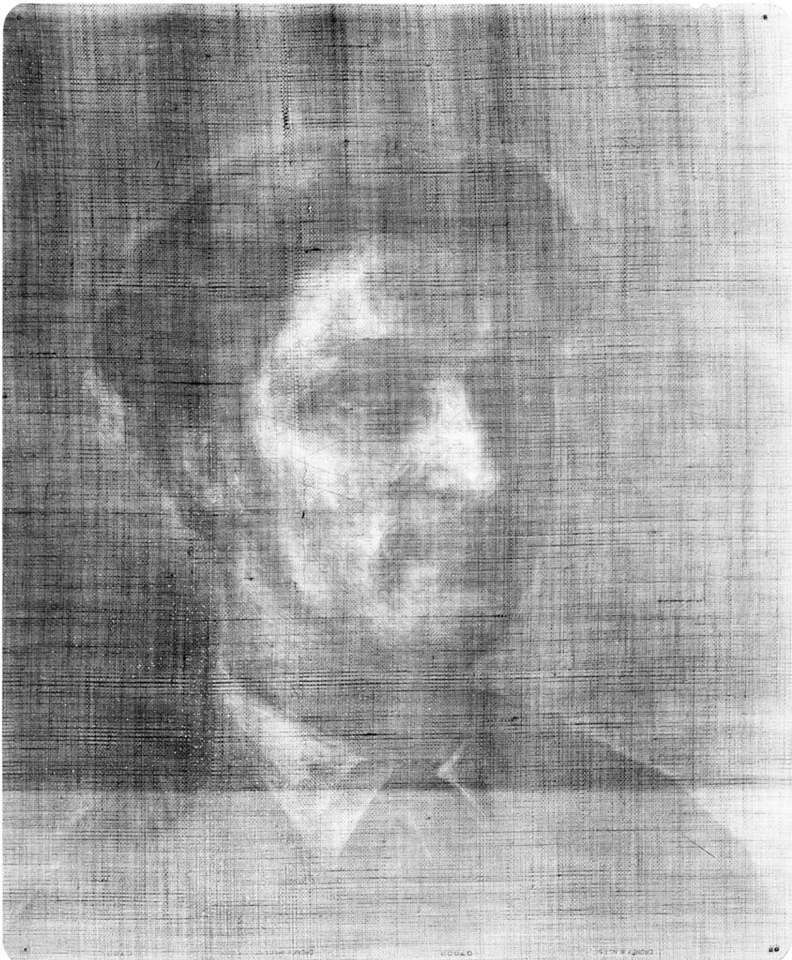 X-radiograph(s) of "Portrait of Mr. Nodler" by Artist of original: Gustave Courbet