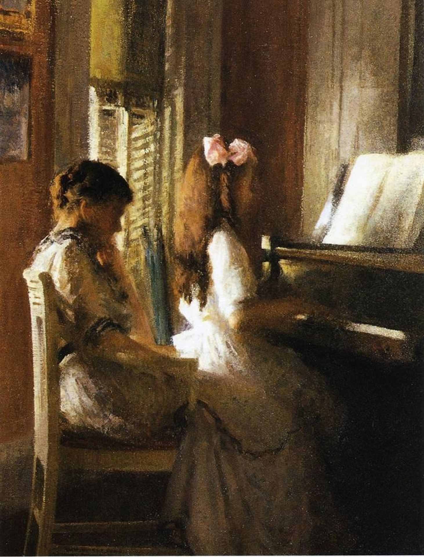 The Music Lesson by Joseph DeCamp