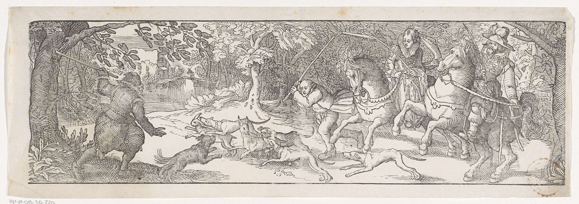 Hazenjacht by Philips Serwouters