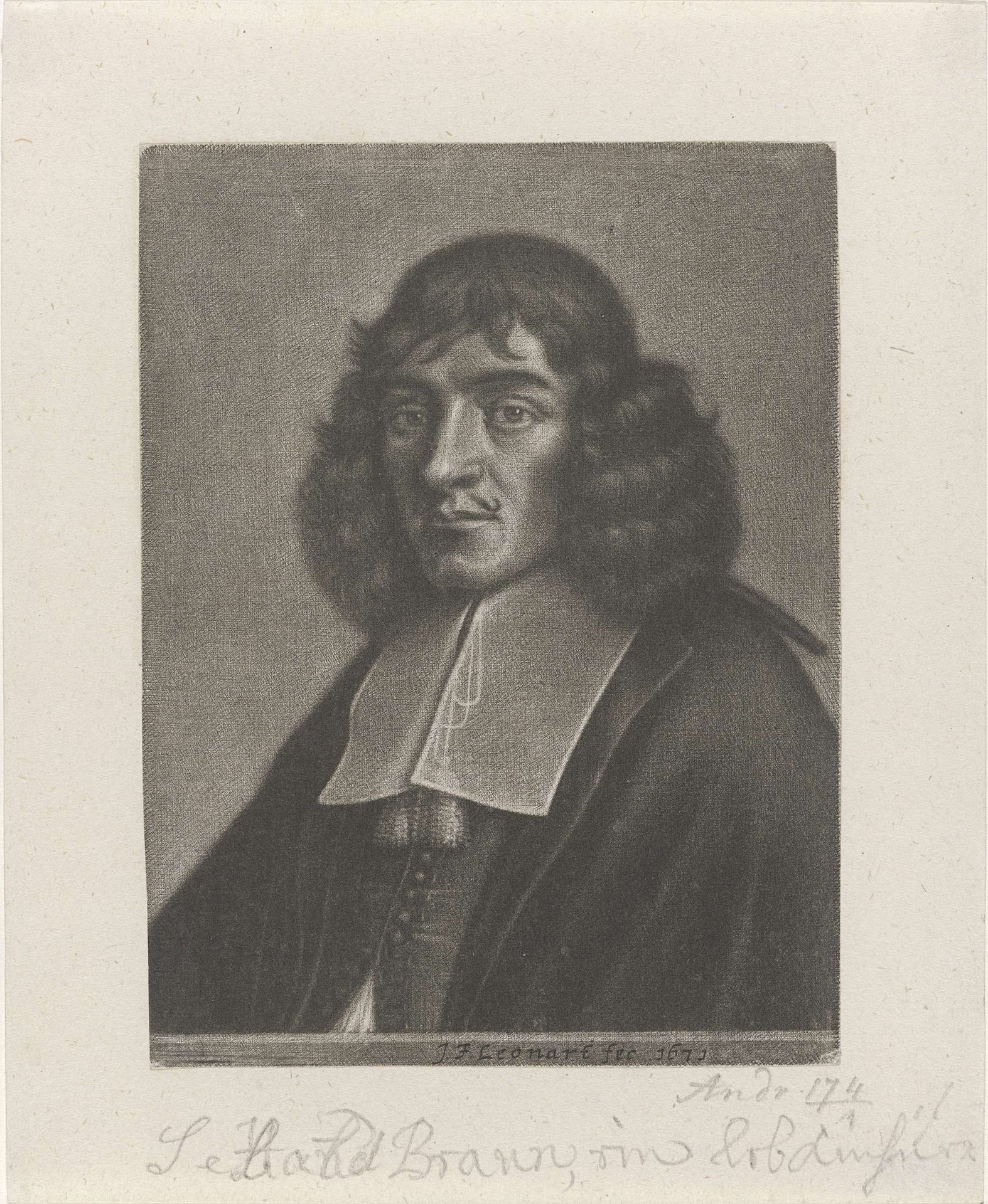 Portret van Sebald Braun by Johann Friedrich Leonard