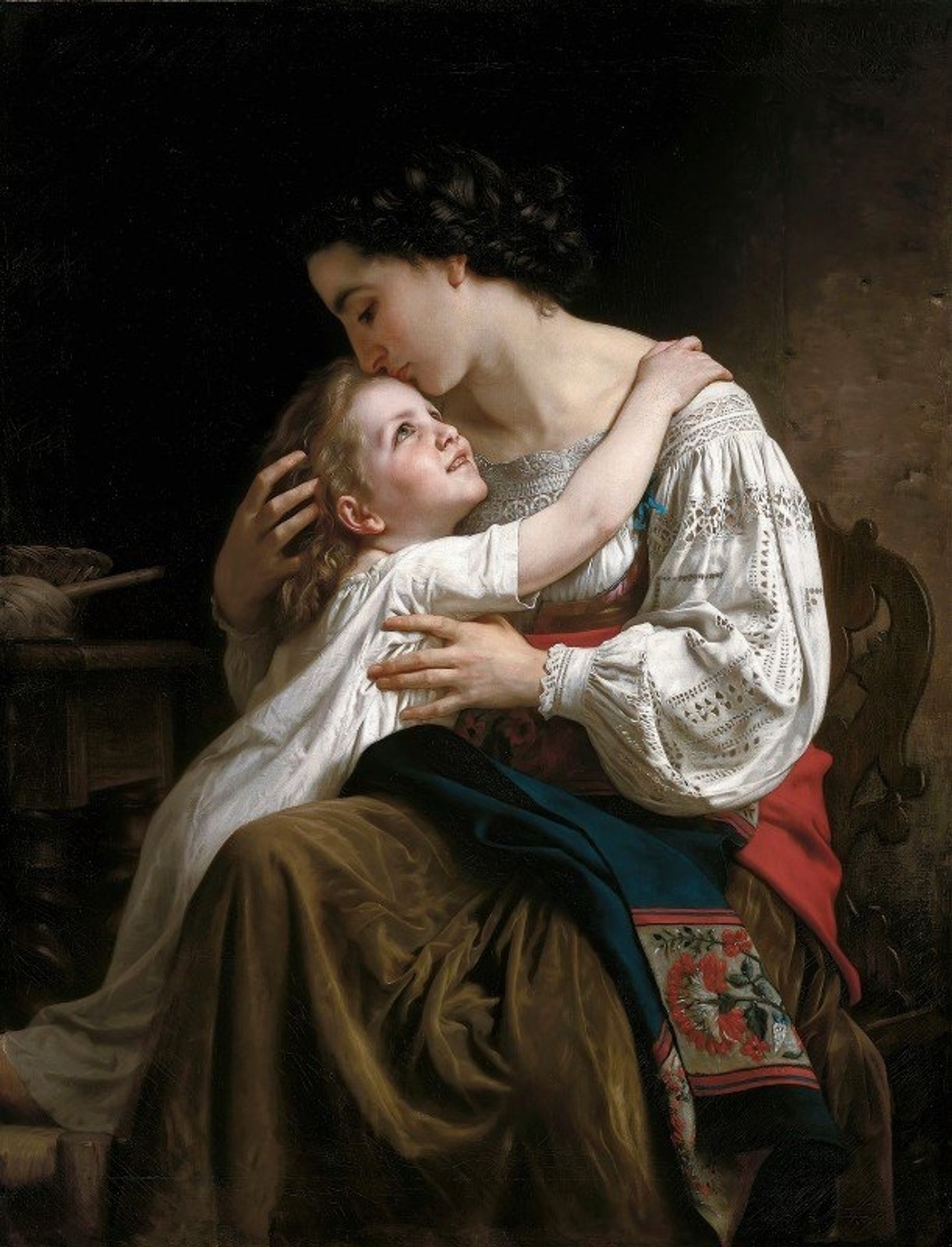 Le lever by William Bouguereau