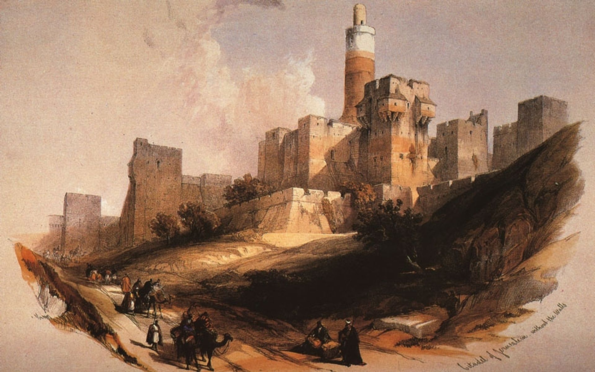 Entrance to the Citadel by David Roberts