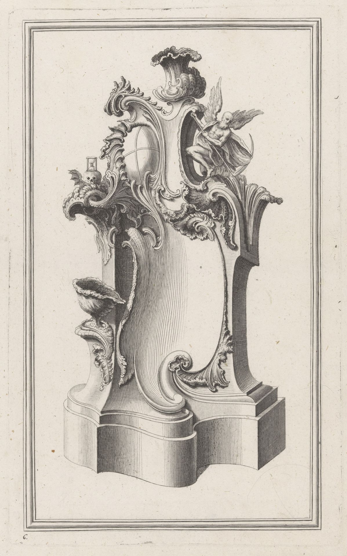 Ontwerp met Vader Tijd by Balthasar Sigmund Setletzky