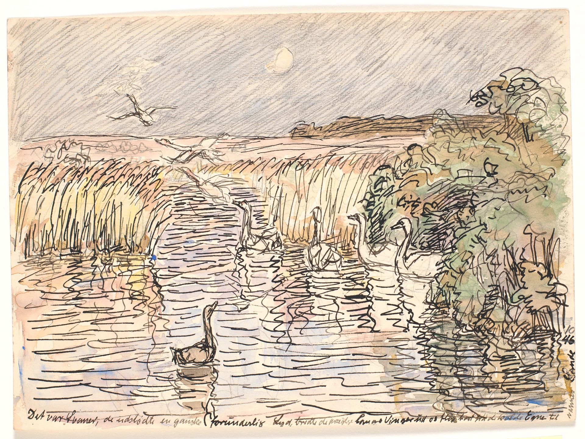Det var Svaner... by Fritz Syberg