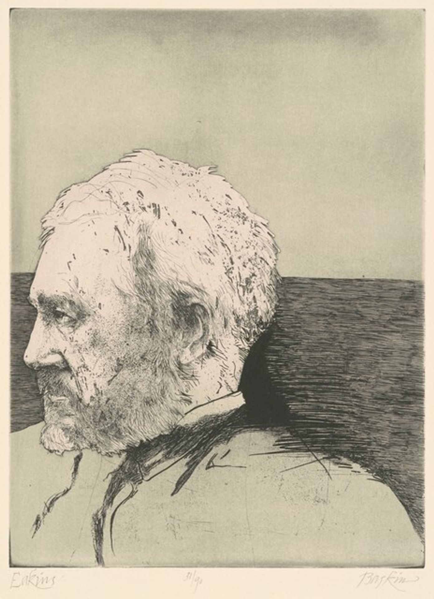 Thomas Eakins by Leonard Baskin