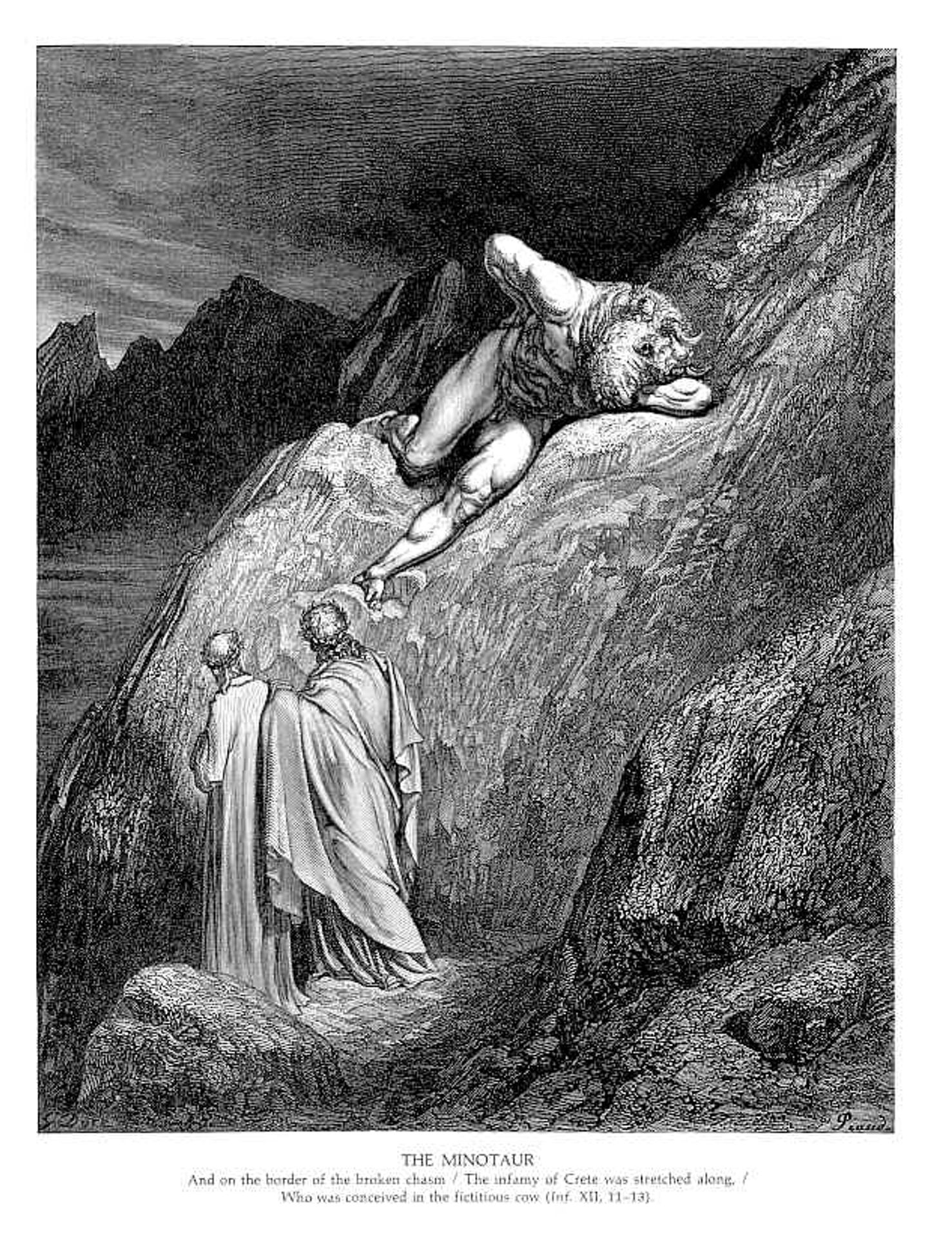 The Minataur by Gustave Dore