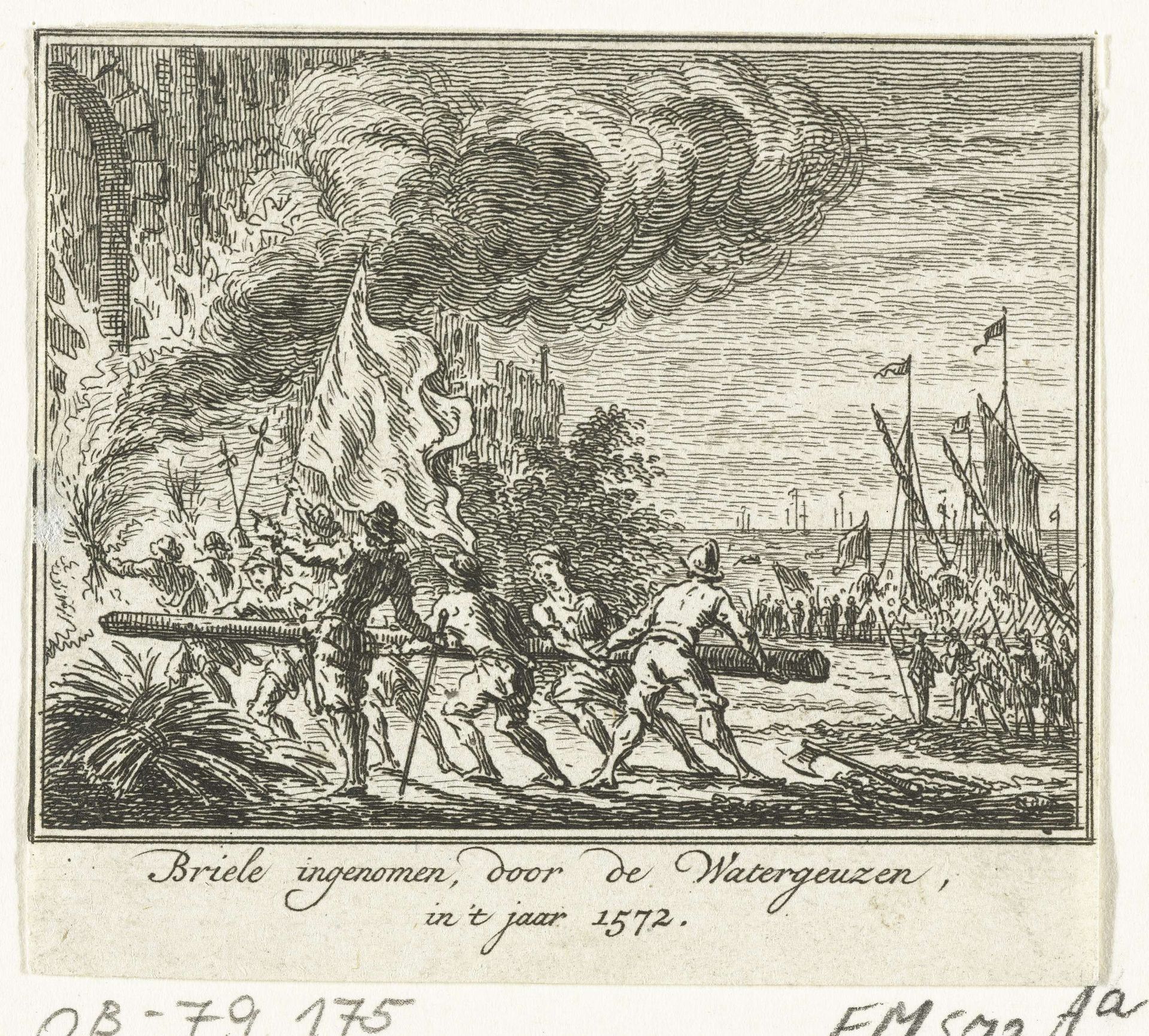 Inname van Den Briel, 1572 by Simon Fokke