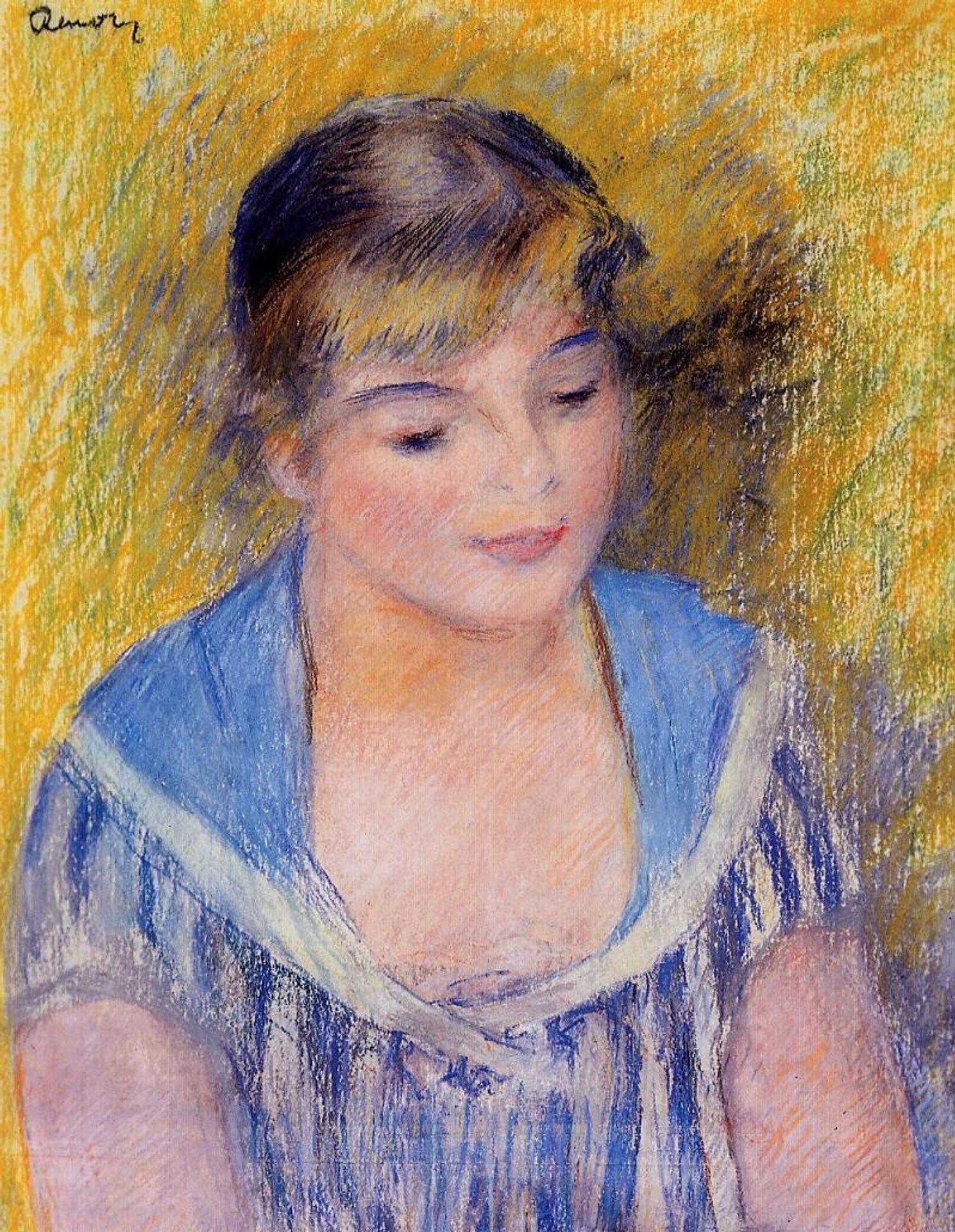 Bust of a Woman by Pierre-Auguste Renoir