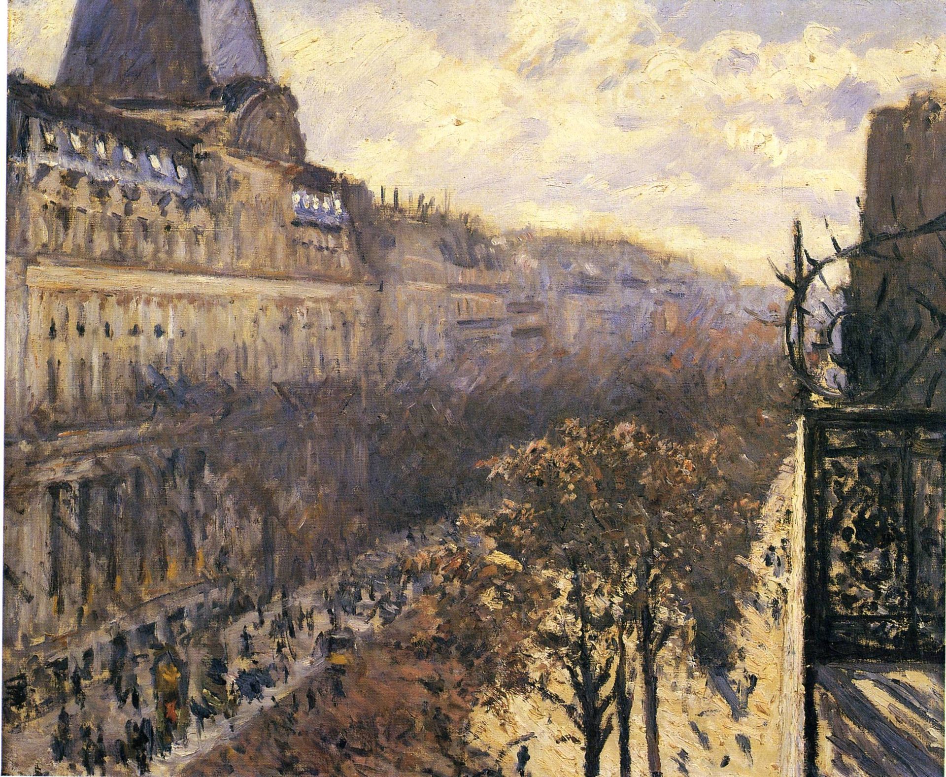 Boulevard des Italiens by Gustave Caillebotte