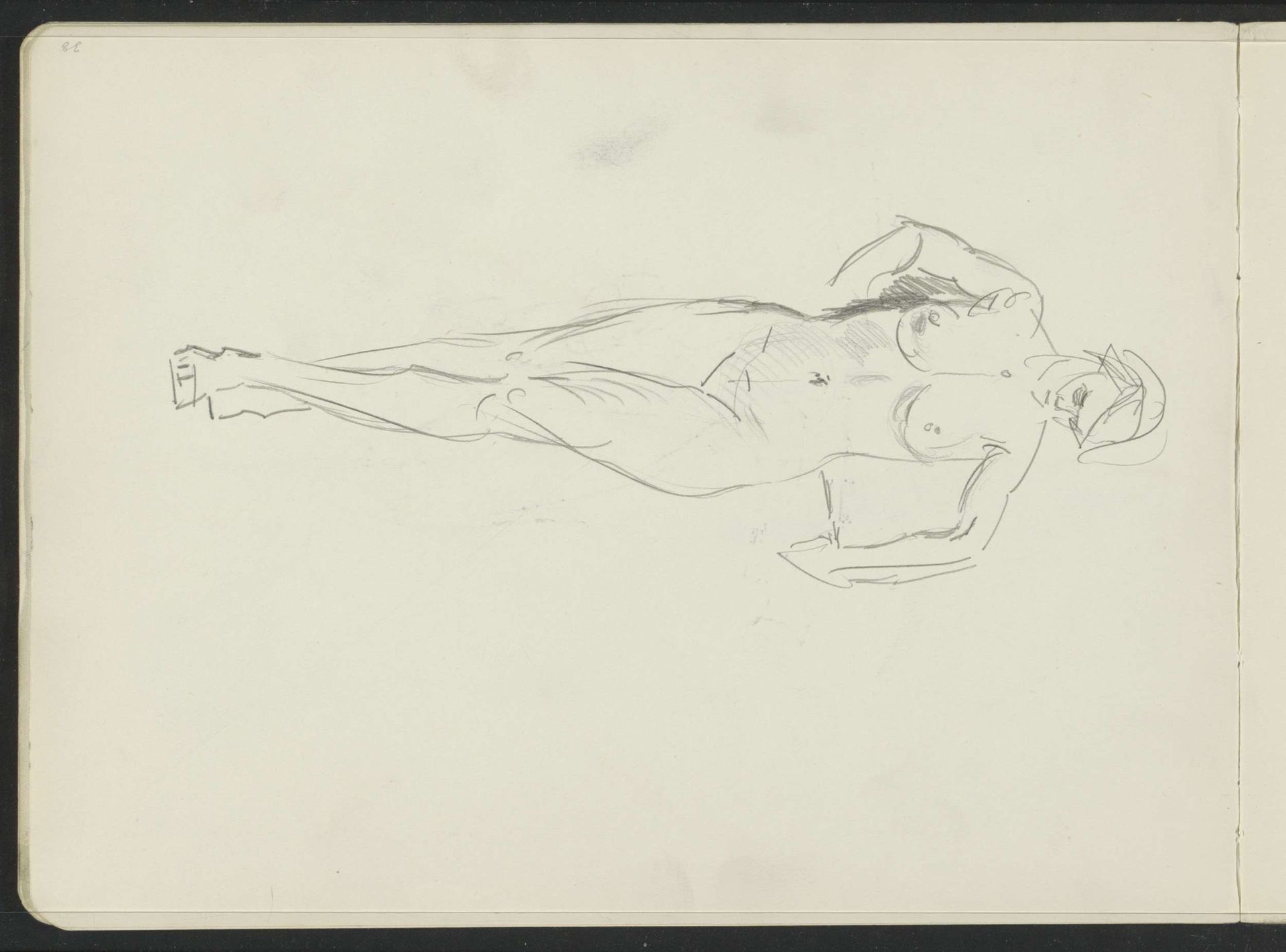 Standing Female Nude by Isaac Israels