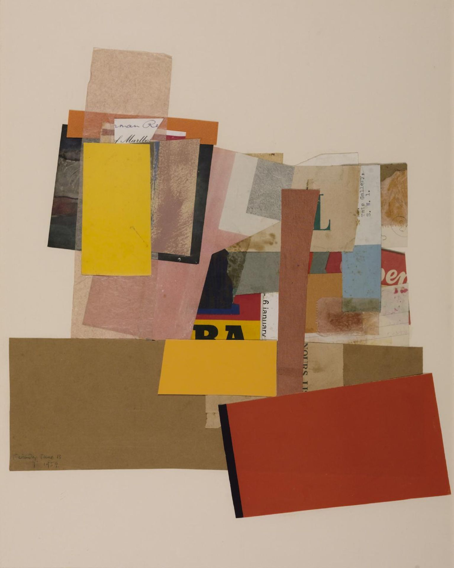 Stop: (Red and Two Yellows) by  Sir Norman Reid