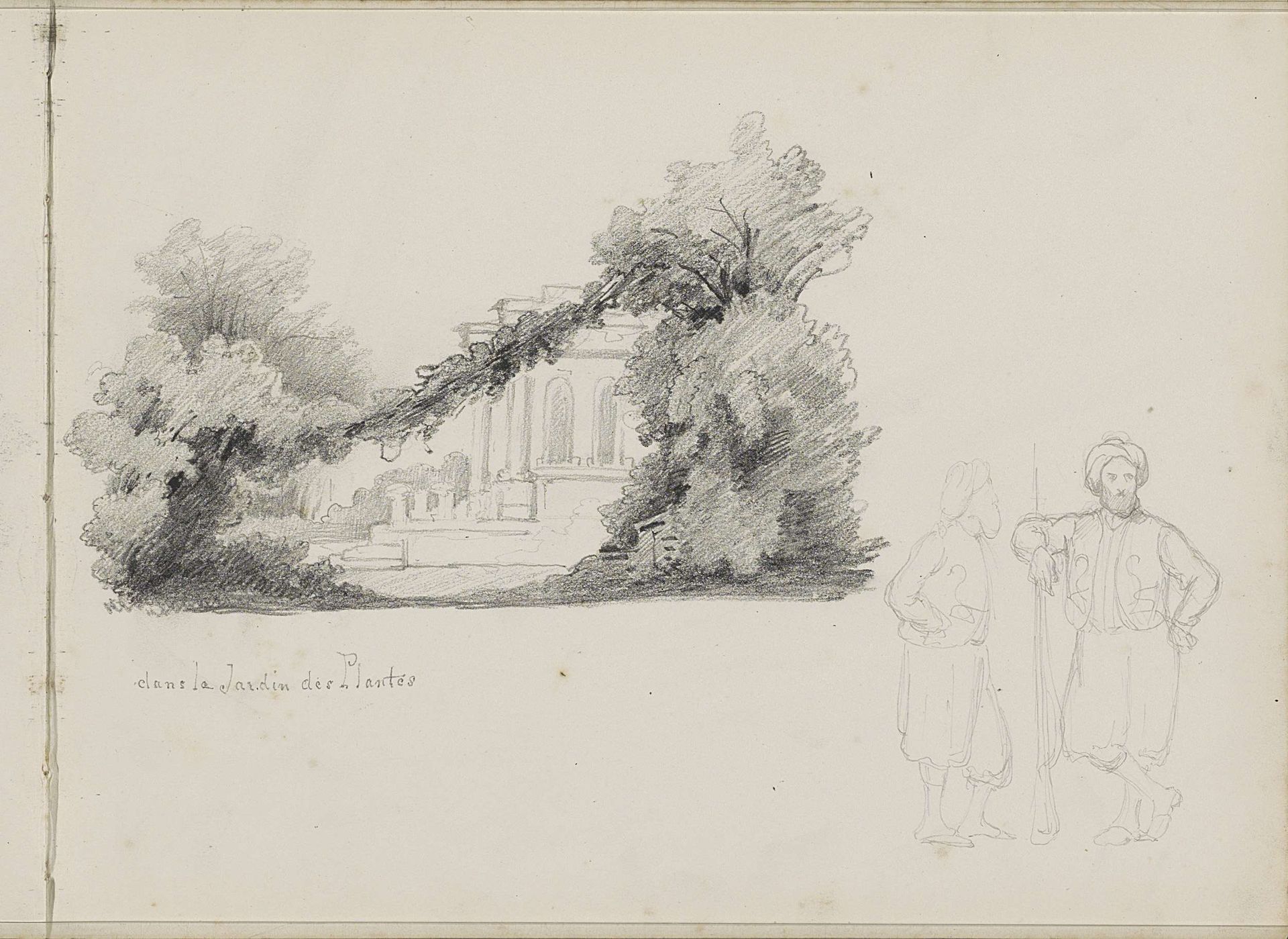 Gebouw in de Jardin des Plantes te Parijs by Gerrit Postma