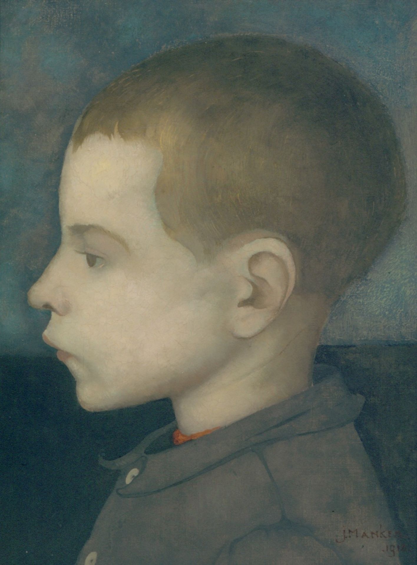 Portrait of a Boy by Jan Mankes