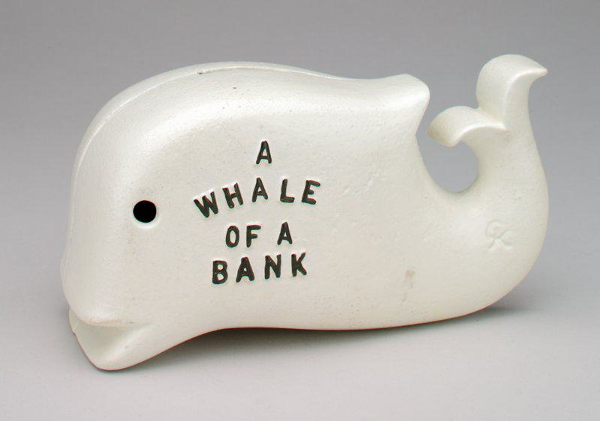 -A Whale of a Bank- still bank by George Knerr