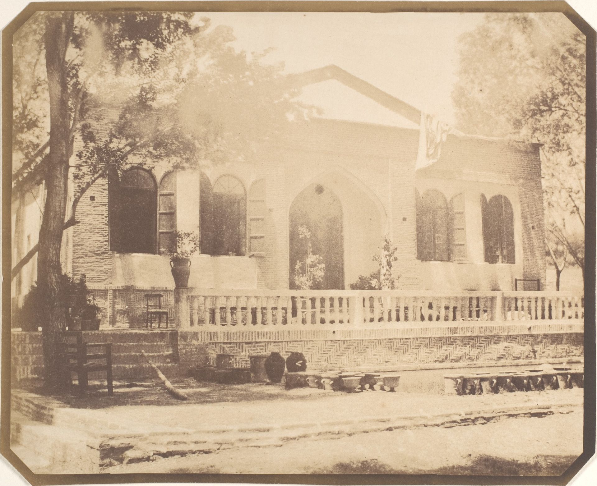 Zerghiandeh. Russian Minister's Country House, Teheran by Luigi Pesce