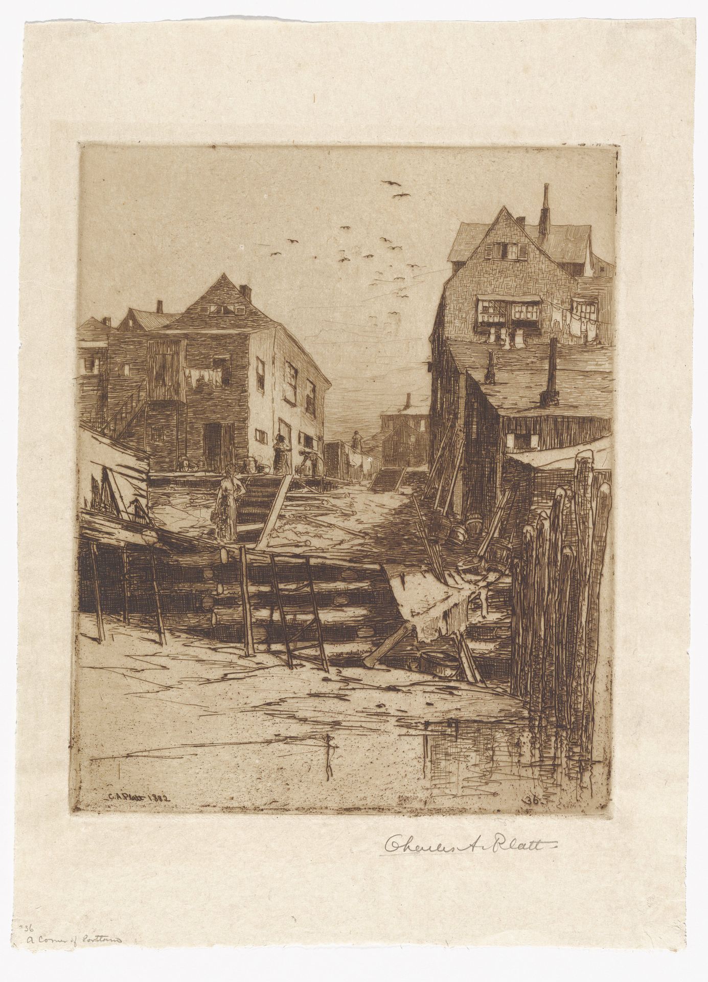 A Corner of Portland by Charles Adams Platt