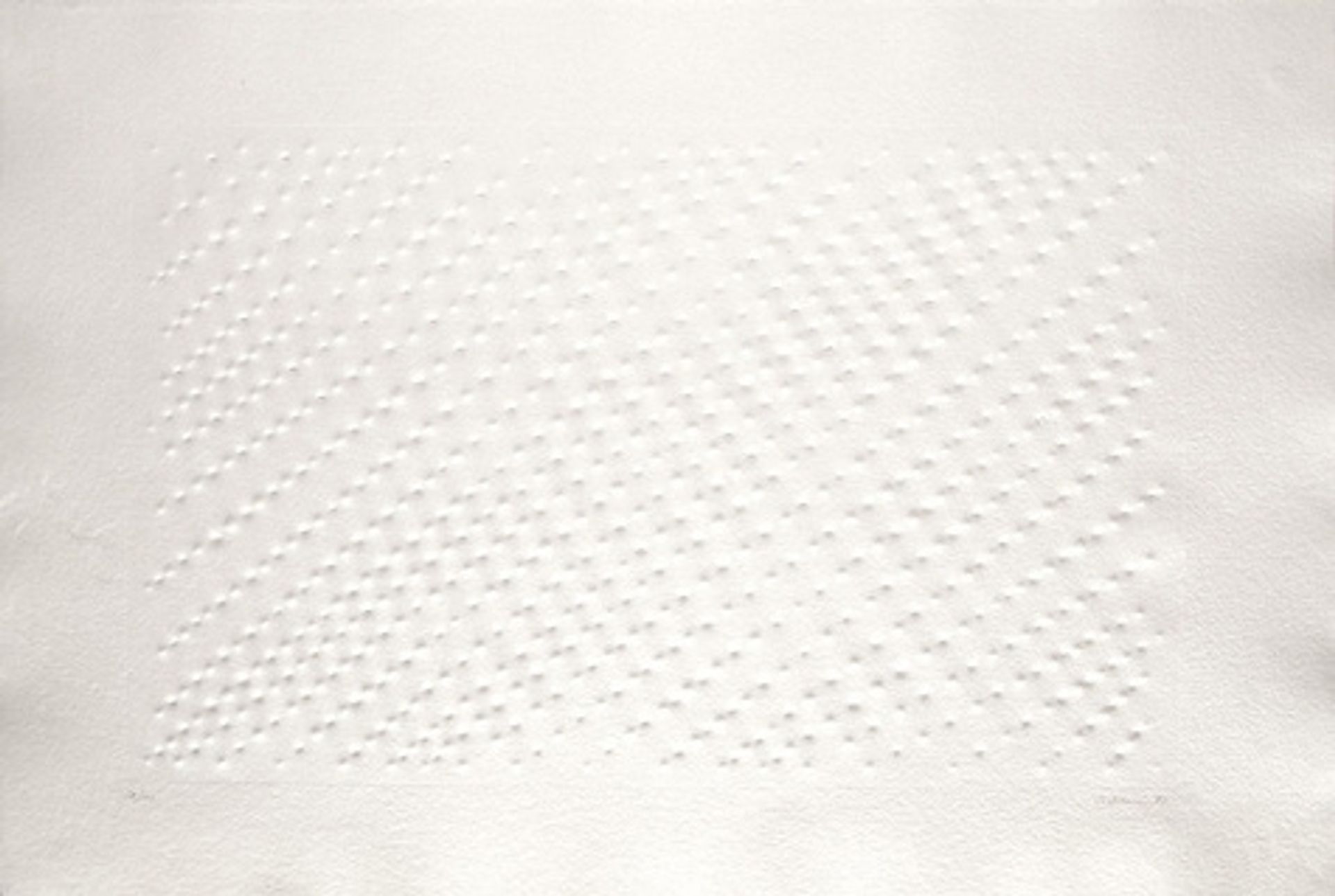 Untitled (Hommage á Santomaso) by Enrico Castellani