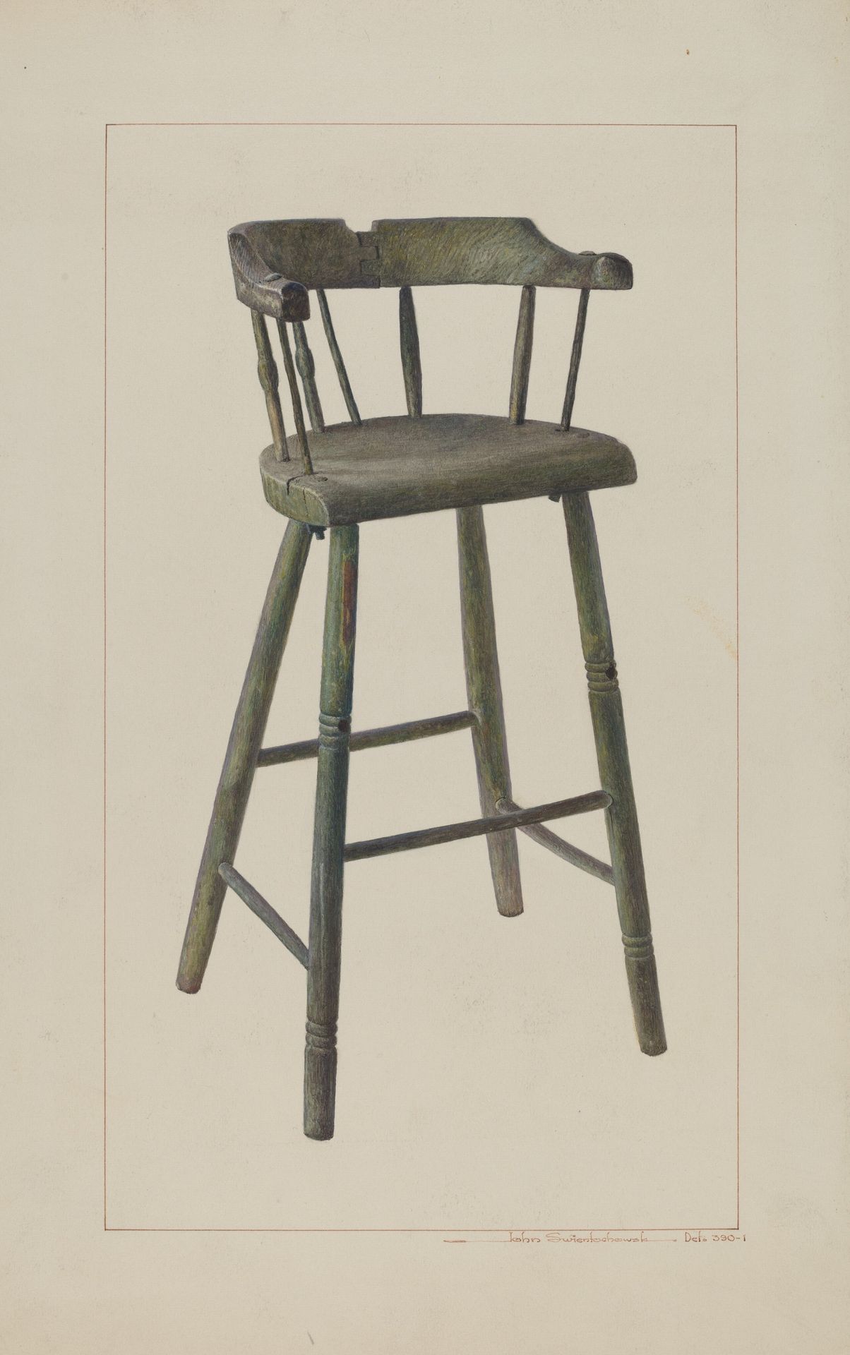 Baby High Chair by John Swientochowski