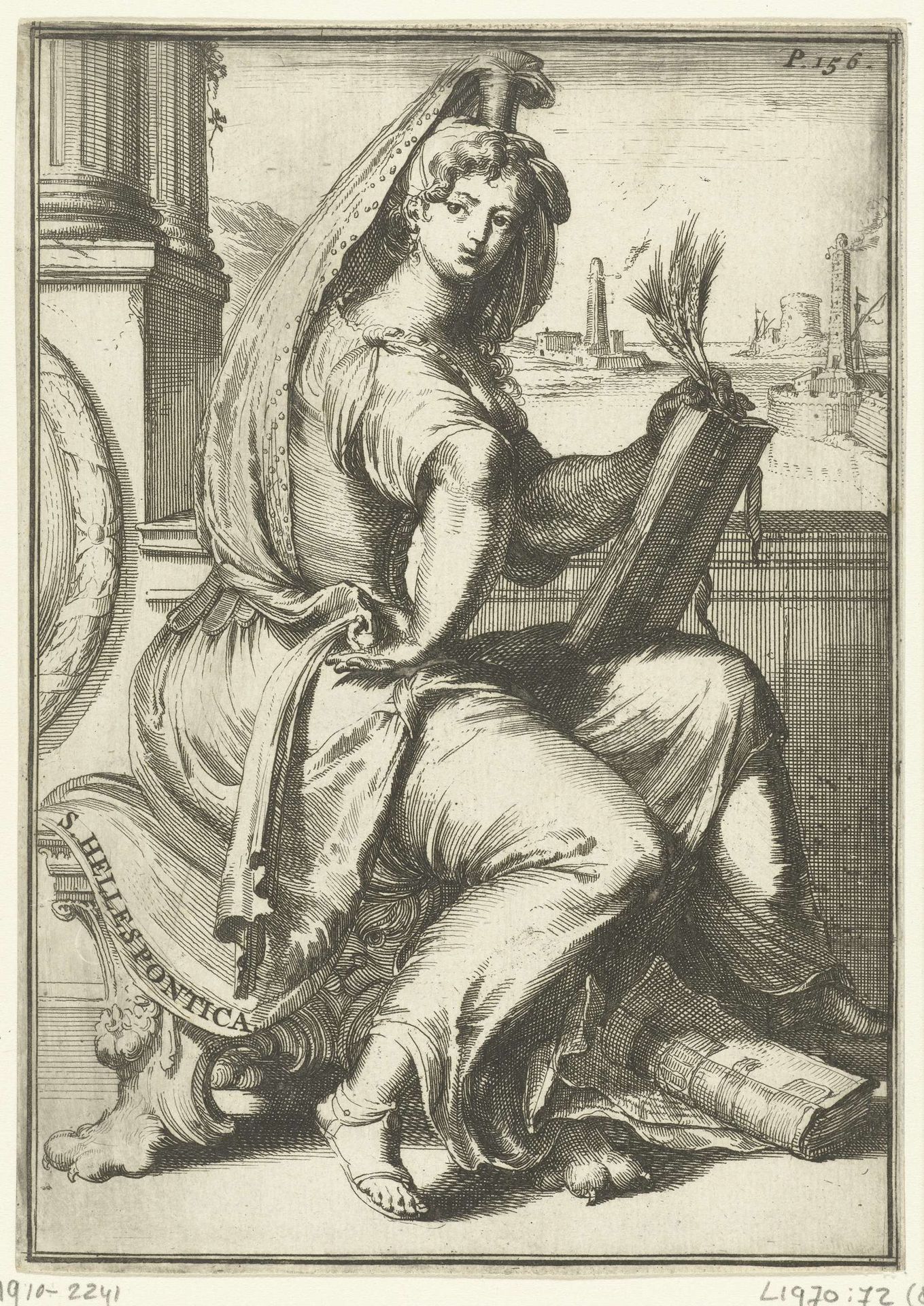 Sibille van de Hellespont by Romeyn de Hooghe