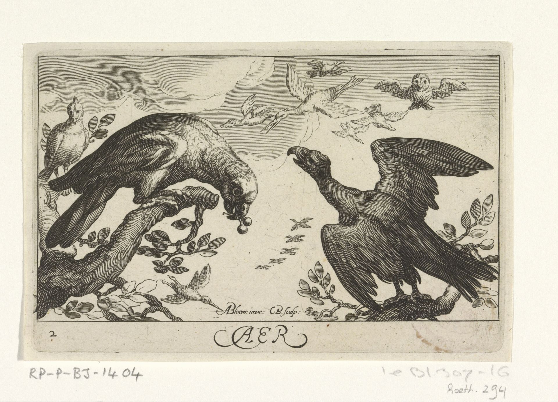 Lucht by Cornelis Bloemaert